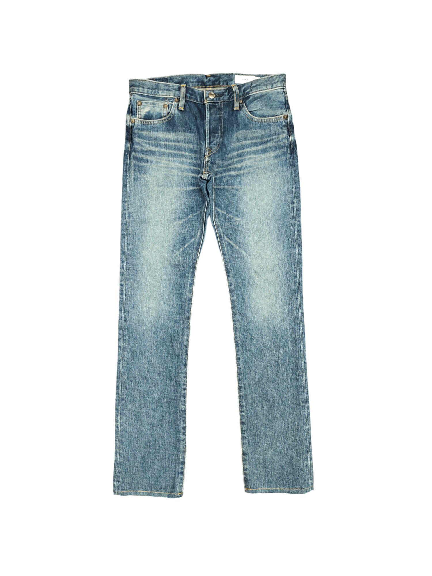 Japanese Brand Hyke Tight Straight Clawamarks Denim Jeans
