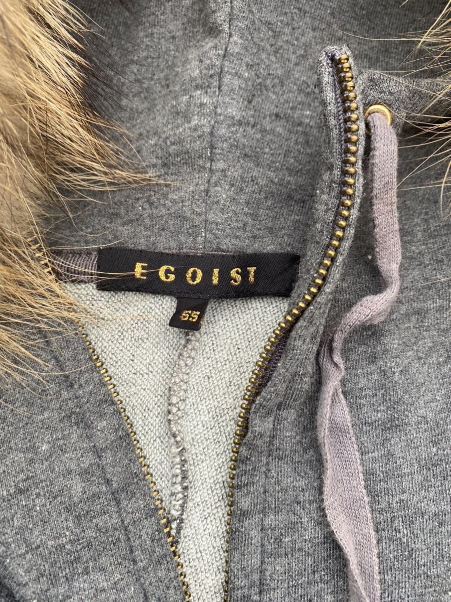 Beauty Beast Egoist Awesome Glitter Embroidery Diamond Fur Hoodie Details Size M / US 6-8 / IT 42-44 - 2 Thumbnail