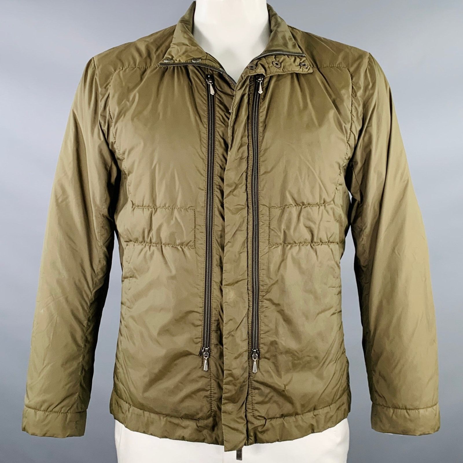 Dirk Bikkembergs DIRK BIKKEMBERGS Size L Green Olive Polyester Blend Jacket Size US L / EU 52-54 / 3 - 1 Thumbnail