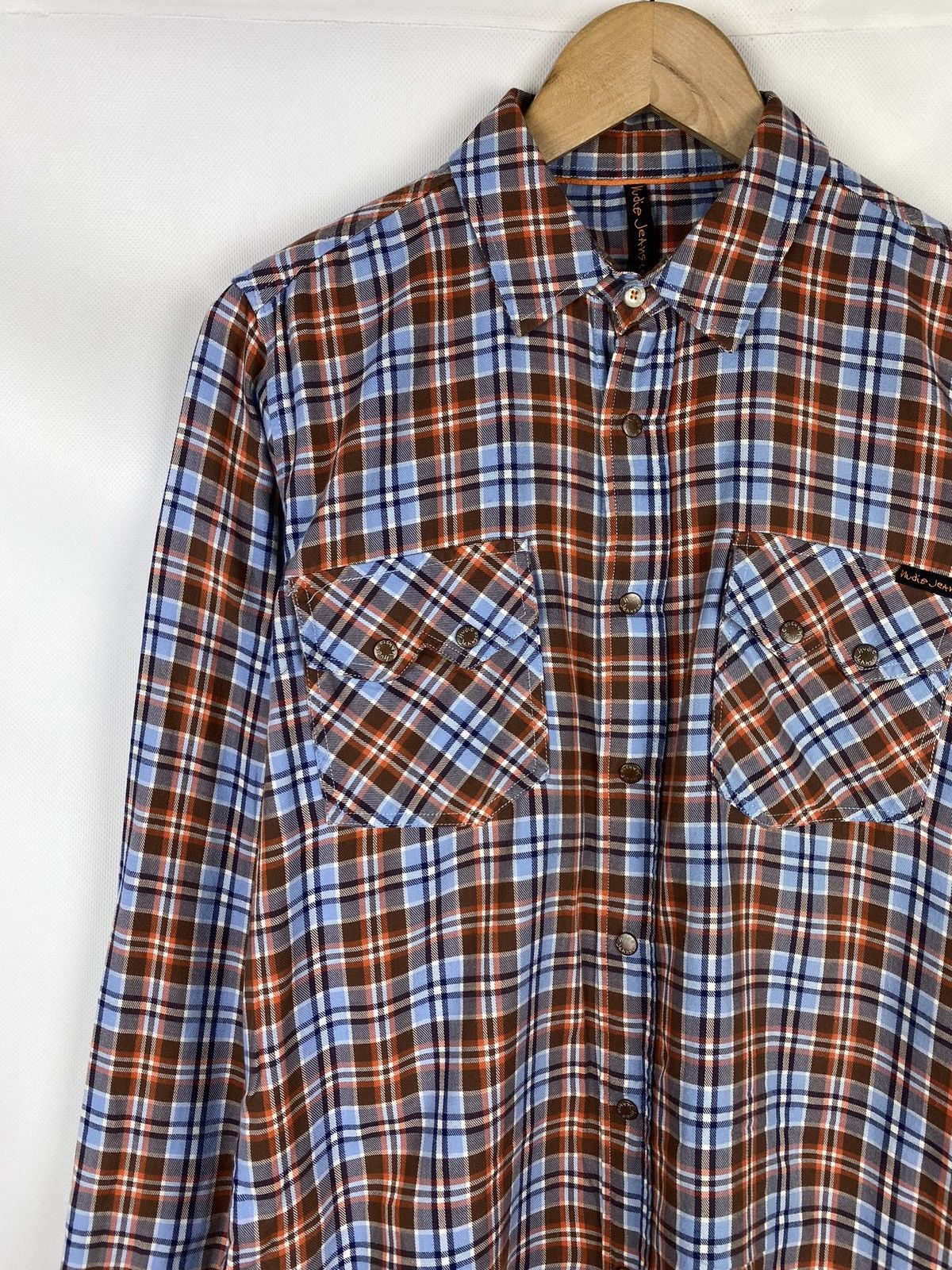 Nudie Jeans Nudie Jeans Co men’s long sleeve plaid button up shirt Size US M / EU 48-50 / 2 - 4 Thumbnail