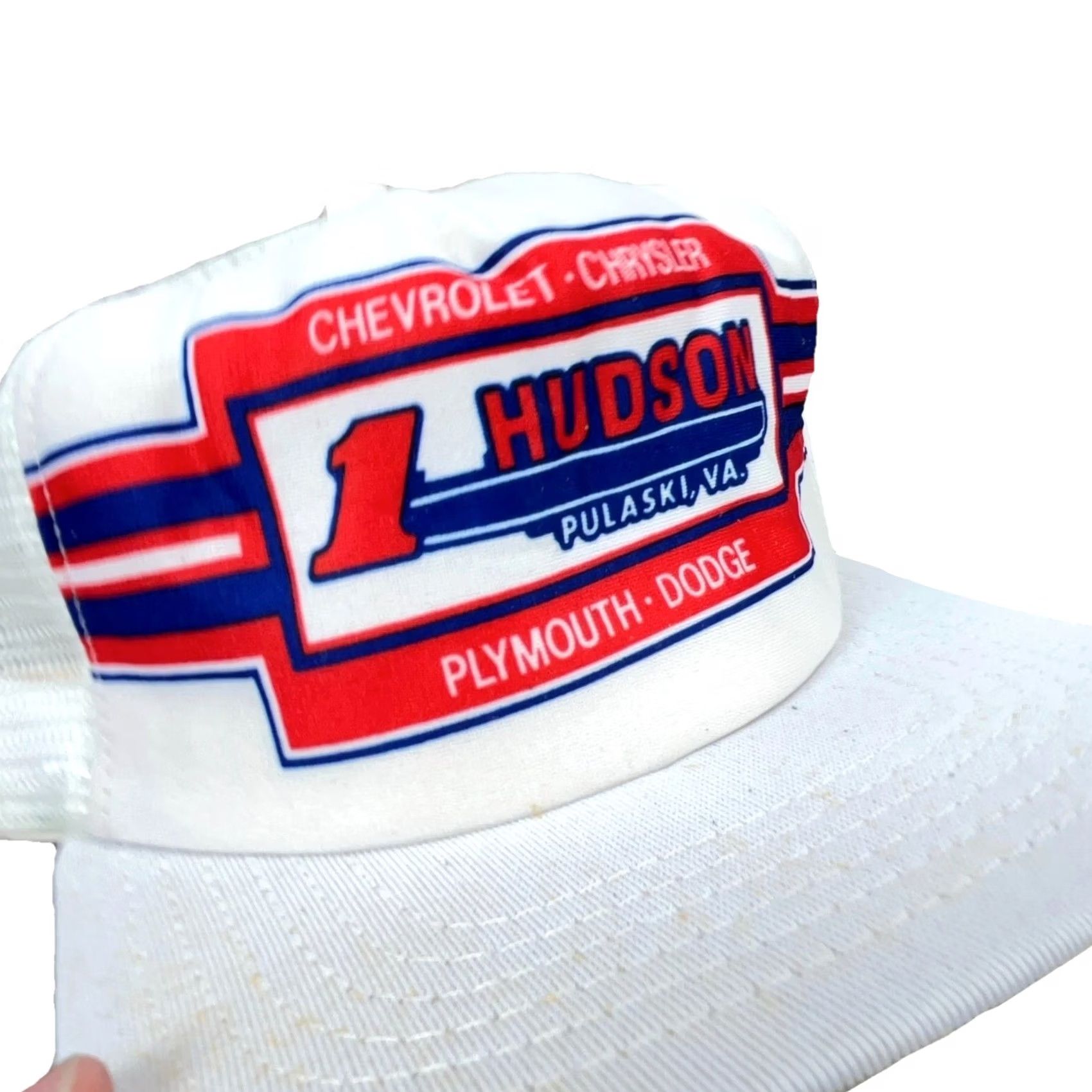 New Era Vintage Chevy Trucker Hat Cap Snapback Dealer Chrysler Dodge Plymouth 80s 90s Size ONE SIZE - 3 Thumbnail