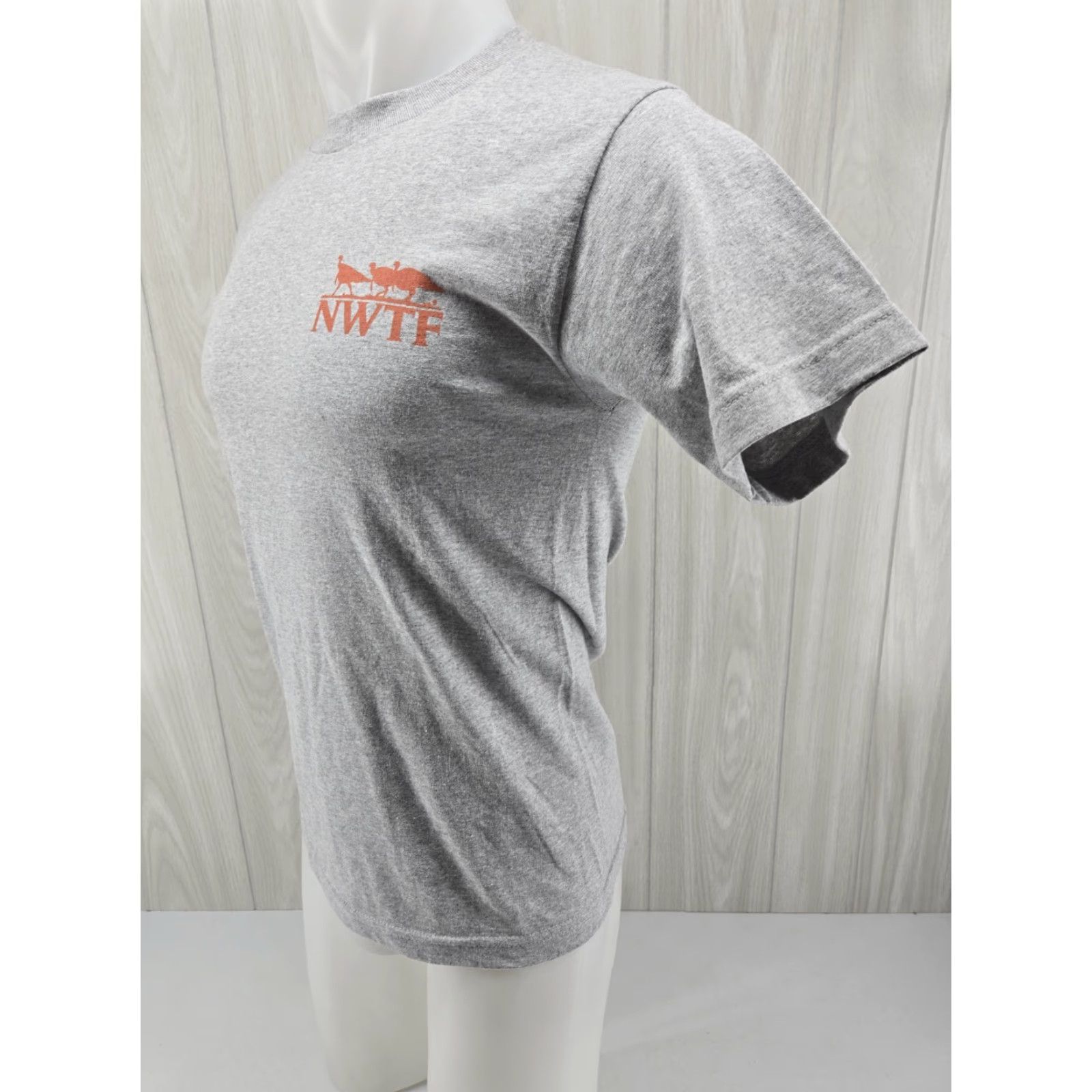 Vintage National Wild Turkey Federation Gray T Shirt Mens Size SMALL Size US S / EU 44-46 / 1 - 4 Thumbnail