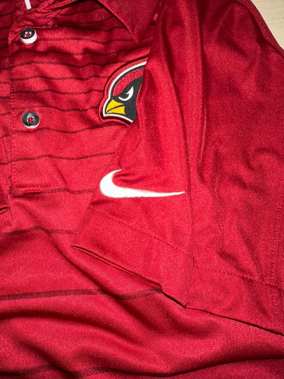 Nike Arizona Cardinals Polo S – Nike Dri-FIT, Embroidered Logo Size US S / EU 44-46 / 1 - 6 Thumbnail