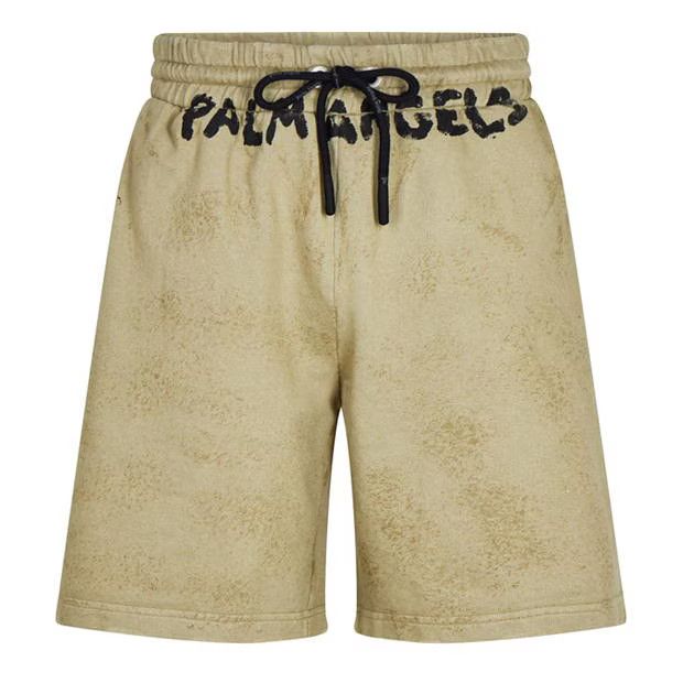 image of Palm Angels O1G2R1Mq0524 Shorts In Military & Black in Military/Black, Men's (Size 32)