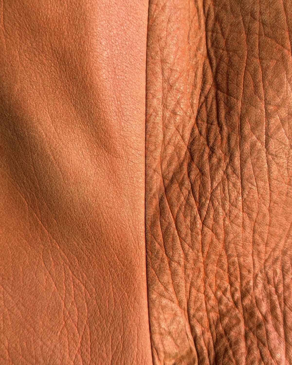 Helmut Lang Helmut Lang FW1999 “Safety Orange” Astro Biker leather pants Size US 28 / EU 44 - 14 Thumbnail