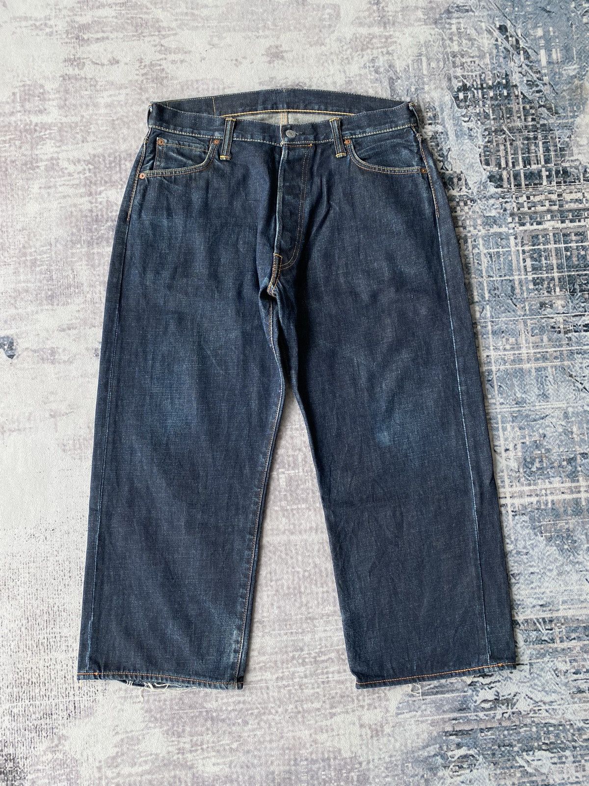 Evisu Vintage Evisu Daicock Painted Baggy Denim / Travis l Scott Size US 34 / EU 50 - 9 Thumbnail
