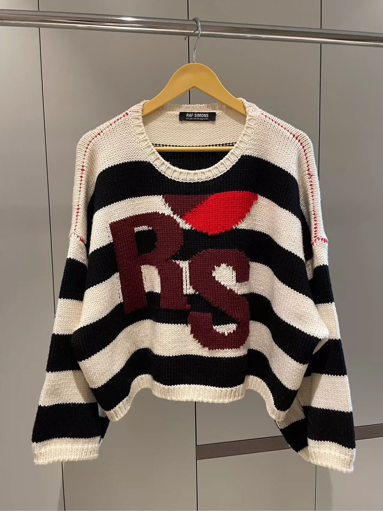 Raf Simons Raf Simons Letter knitted sweater-2505 Size US S / EU 44-46 / 1 - 1 Thumbnail