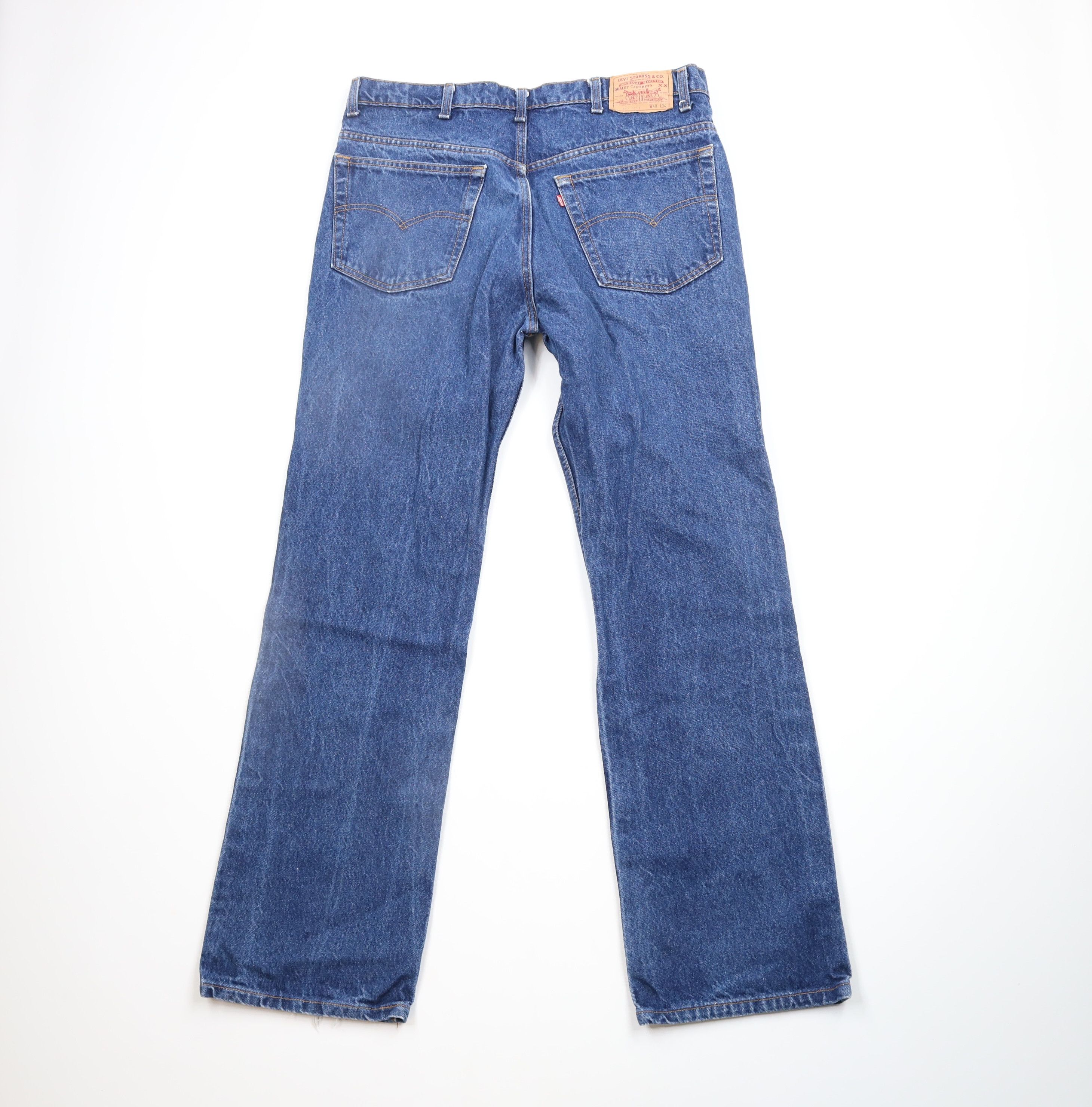 Levi's × Vintage Vintage 80s Levis 517xx Flared Wide Leg Bootcut Jeans USA Size US 38 / EU 54 - 6 Thumbnail