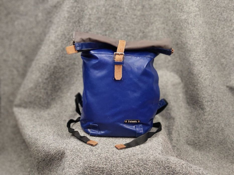 Japanese Brand 7Clouds Design Shopper Backpack Blue Japan Style Size ONE SIZE - 1 Thumbnail