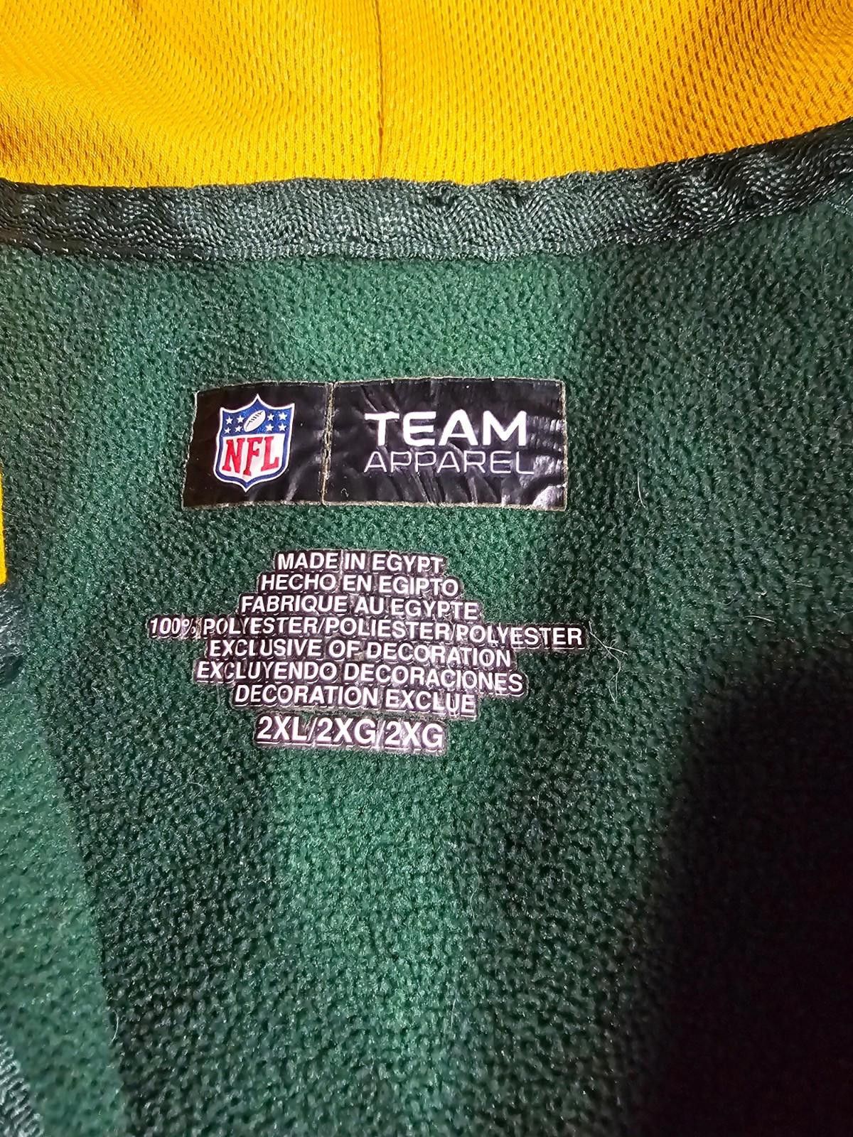 Other Green Bay Packers Fullzip Team Apparel 2XL Cosmetic Issues Size ONE SIZE - 4 Thumbnail
