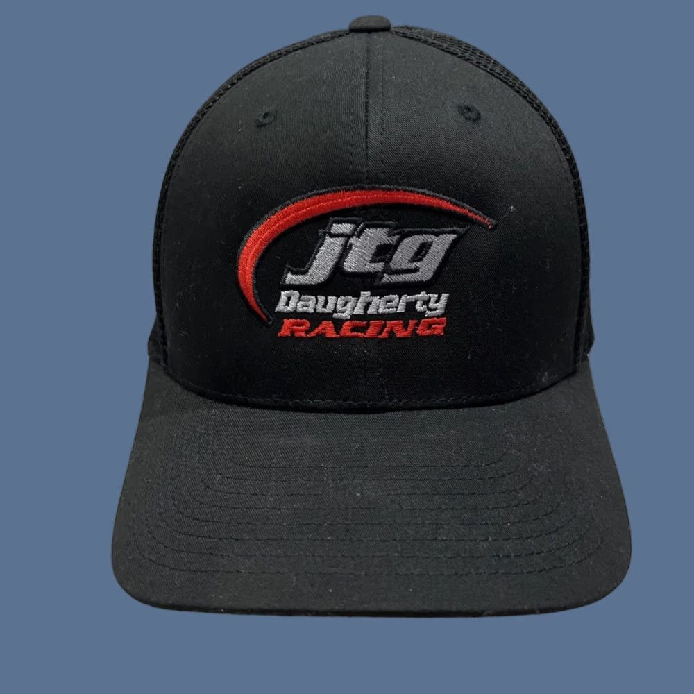 Port Authority JTG Daugherty Racing 47 Hat Adjustable Hat Adult Fit Black Port Authority Baseball Cap Knit USA Theme Mens Cap Size ONE SIZE - 1 Thumbnail