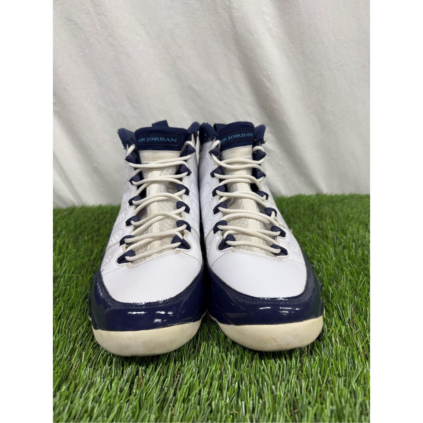 Jordan Brand Size 9.5 - Air Jordan 9 Retro UNC Patent Blue white fire Size US 9.5 / EU 42-43 - 2 Thumbnail
