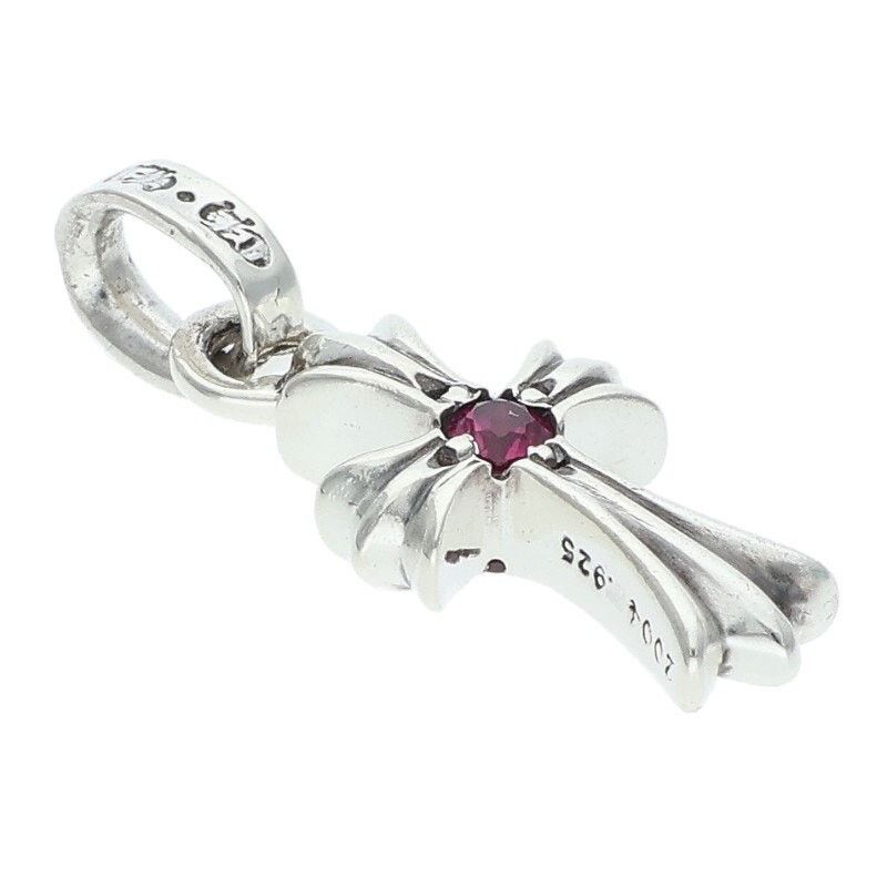 Chrome Hearts Chrome Hearts Silver Necklace with Ruby Charm Size ONE SIZE - 5 Thumbnail