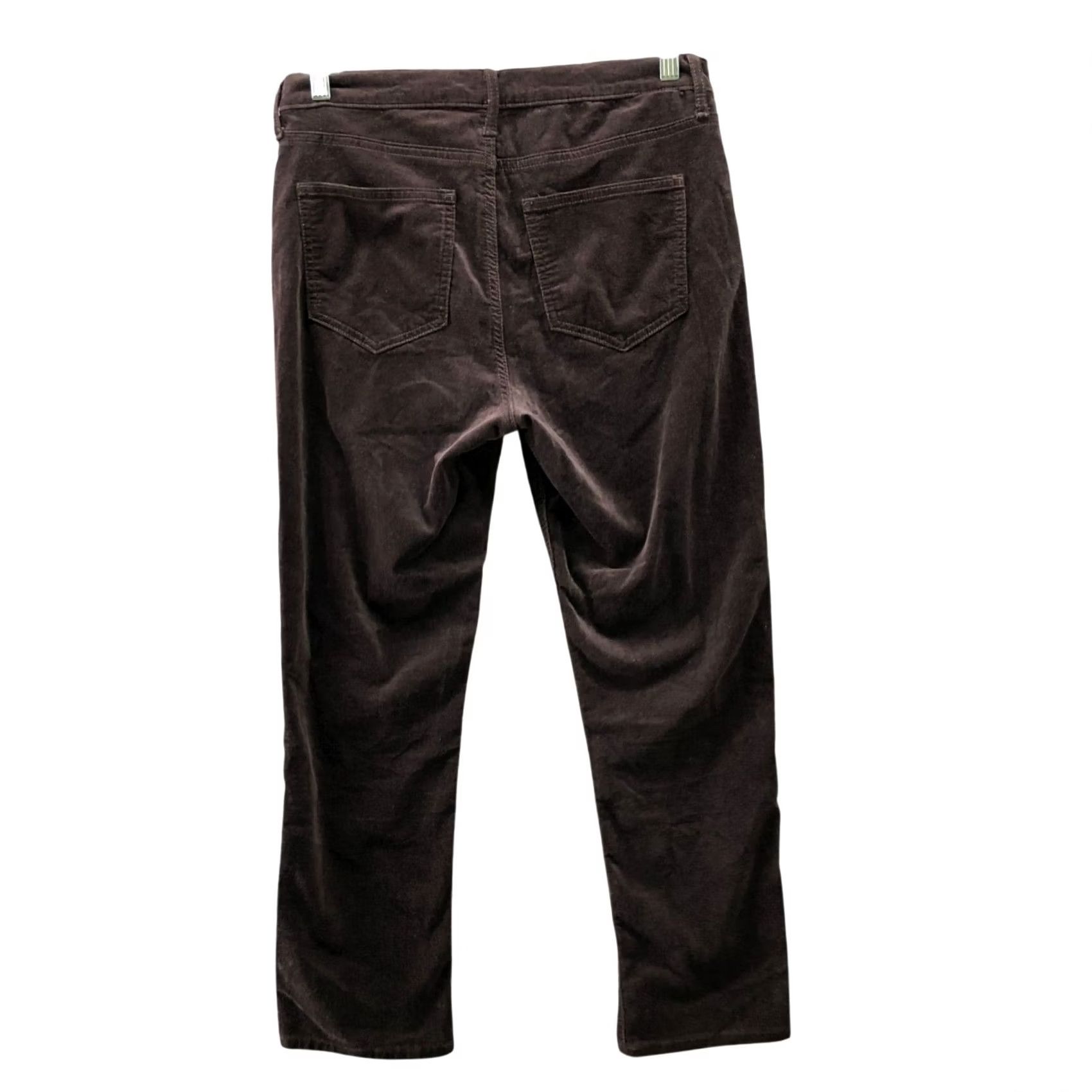 Gap Gap Mid Rise Velvet Vintage Slim Jeans Womens 30 10S Brown Stretch 10 Short Jeans Size 32" / US 10 / IT 46 - 2 Thumbnail