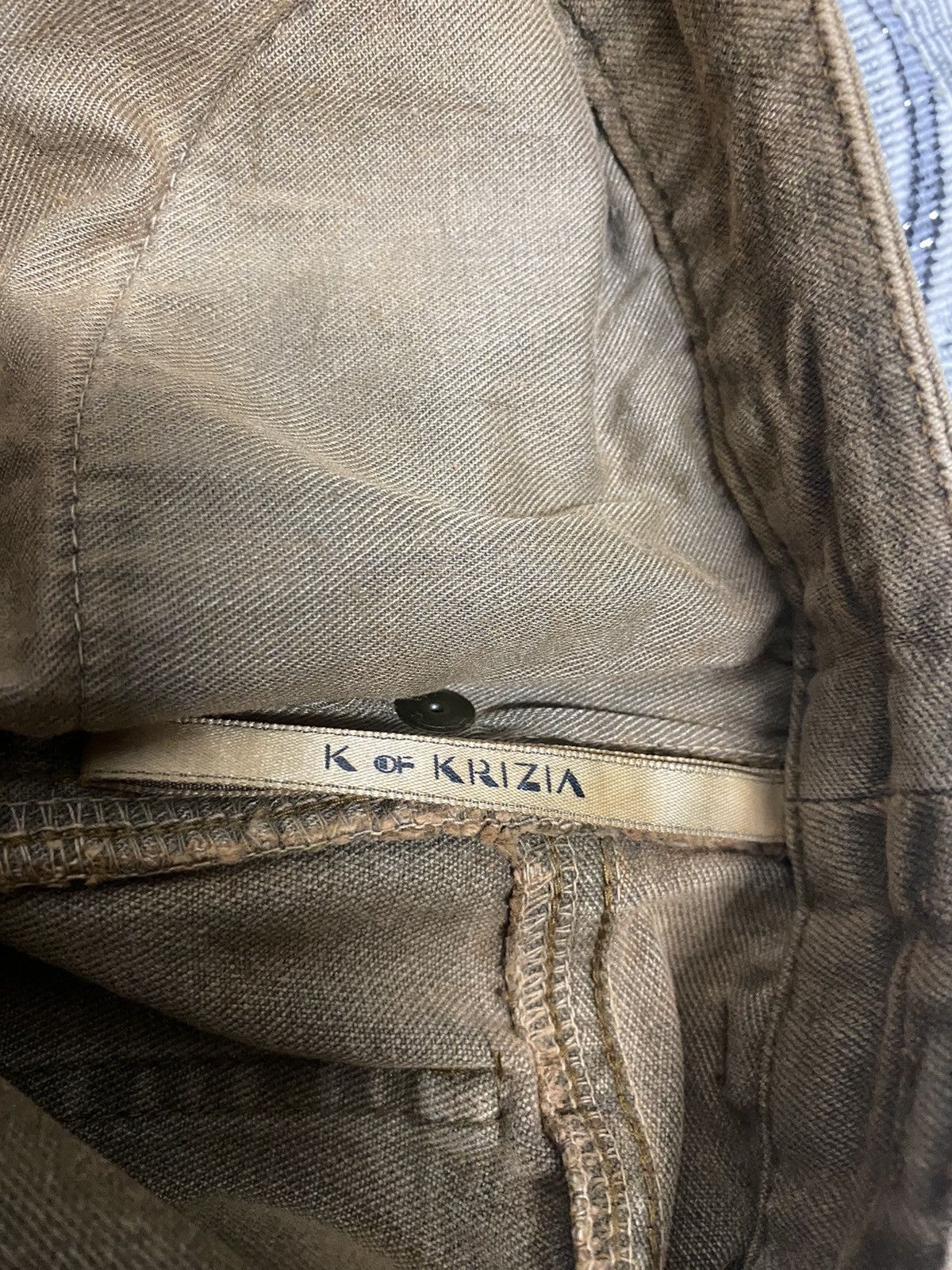 Japanese Brand × Krizia × Krizia Uomo KRIZIA JEANS FLARED BOOTCUT DENIM PANT Size 28" / US 6 / IT 42 - 10 Thumbnail