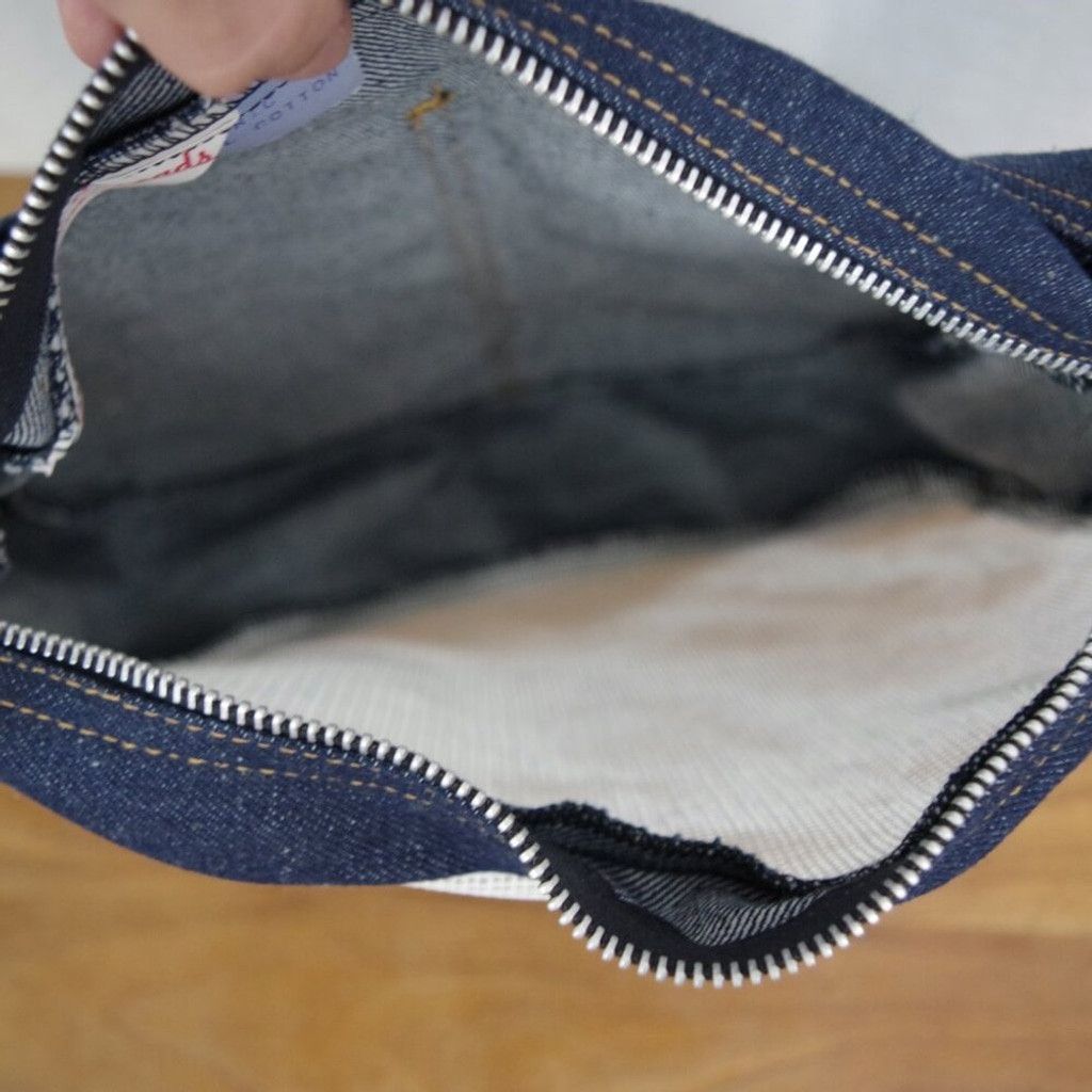 Vintage New Old Stock Slantzi-Craft Screen Door Threads Denim Bag Size ONE SIZE - 10 Thumbnail