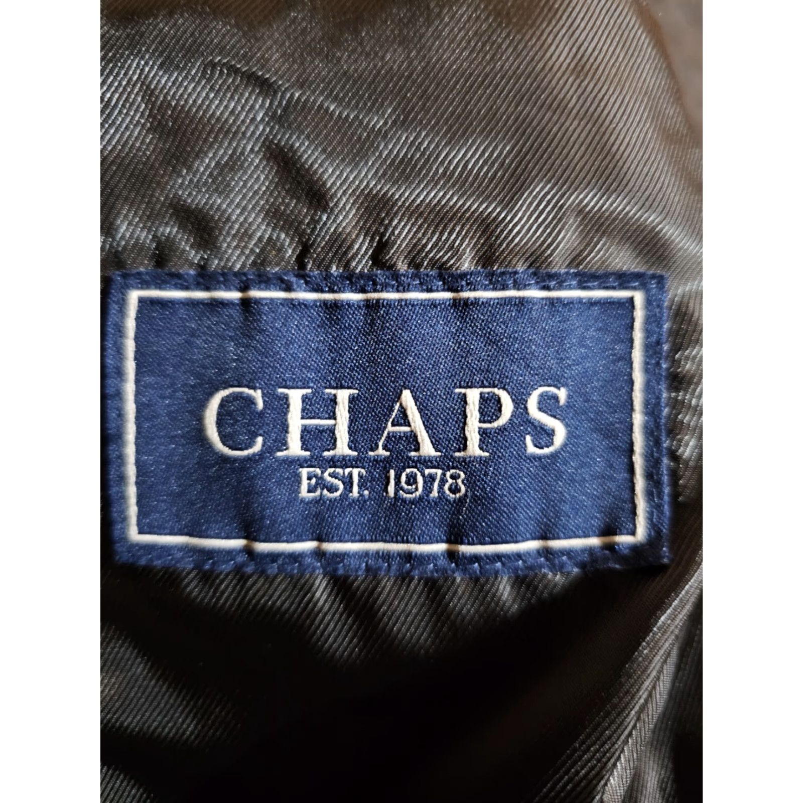 Ralph Lauren VINTAGE Chaps Ralph Lauren Signature Wool Blend Overcoat Single Breasted Black 46 R Mens Classic Coat Size US S / EU 44-46 / 1 - 7 Thumbnail