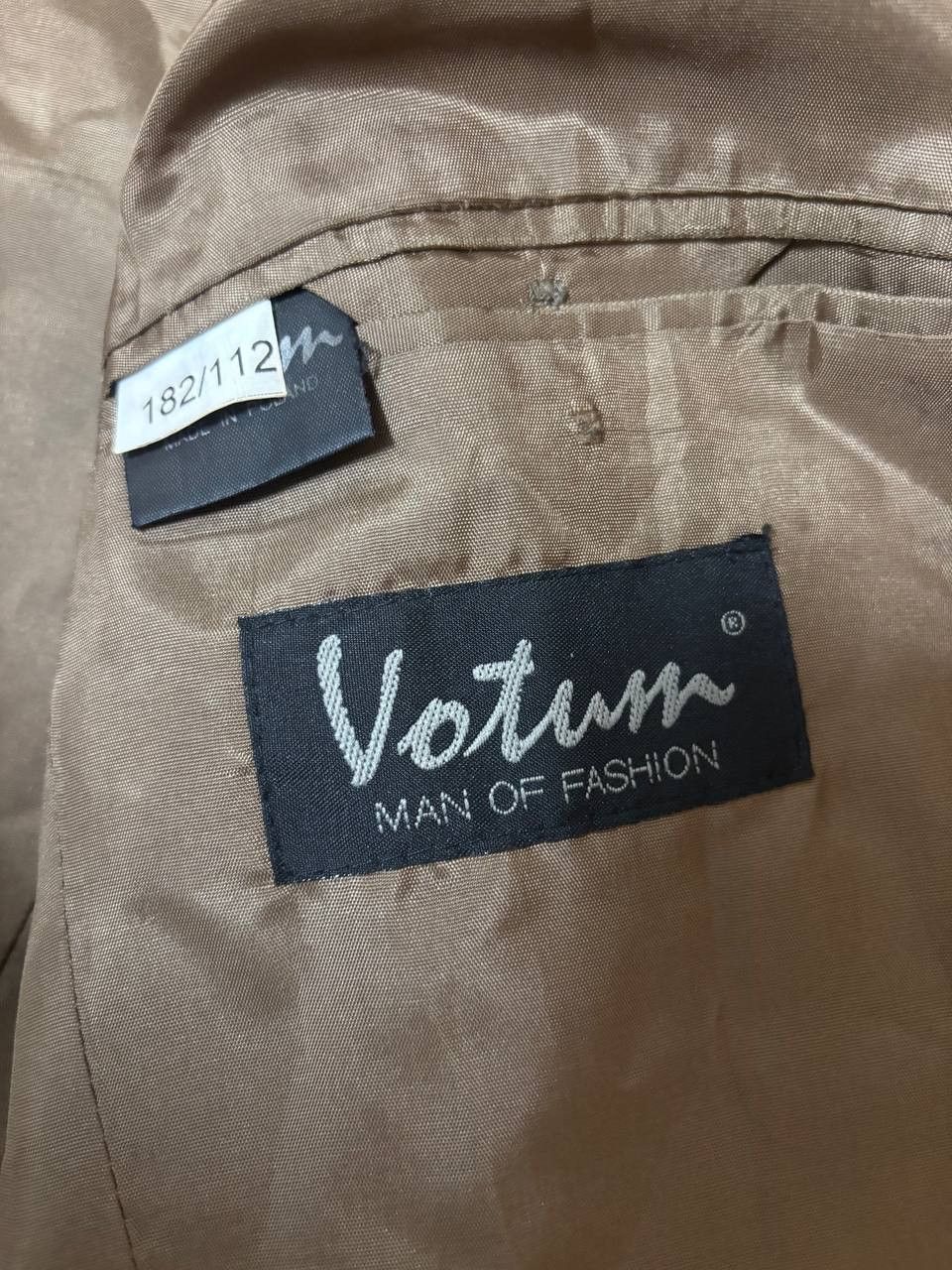 Vintage Votum Man of Fashion Corduroy Blazer Jacket – Brown Size 54L - 5 Thumbnail