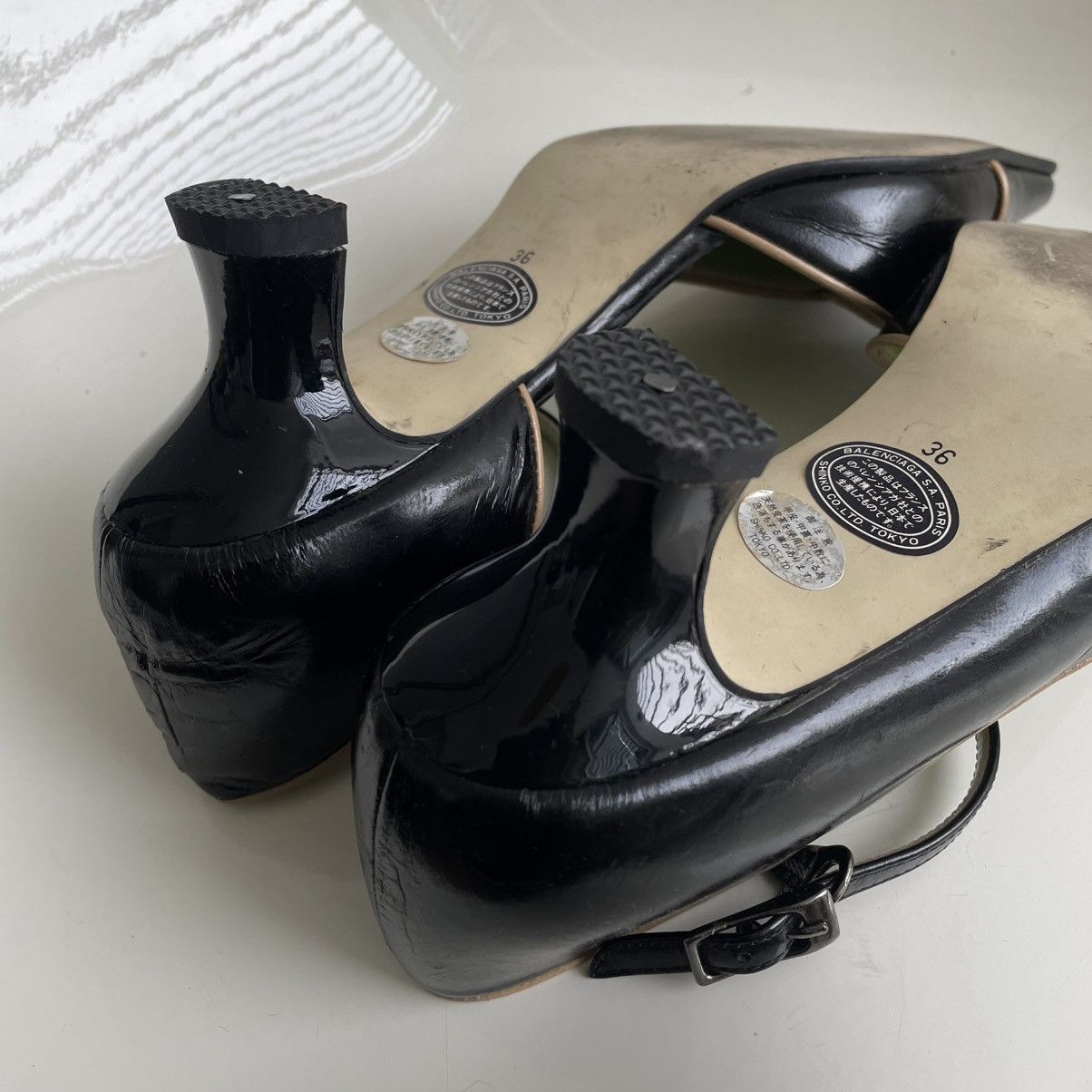 Balenciaga Vintage Balenciaga Paris Black Pumps Size US 6 / IT 36 - 11 Thumbnail