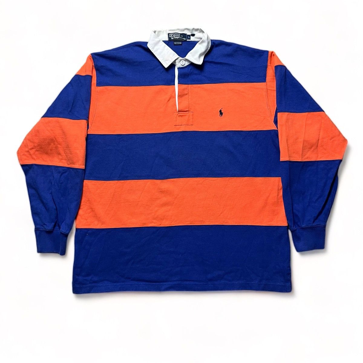 Kanye West Polo Ralph Lauren Ralph Lauren Rare Ralph Lauren Blue Orange Polo Grailed