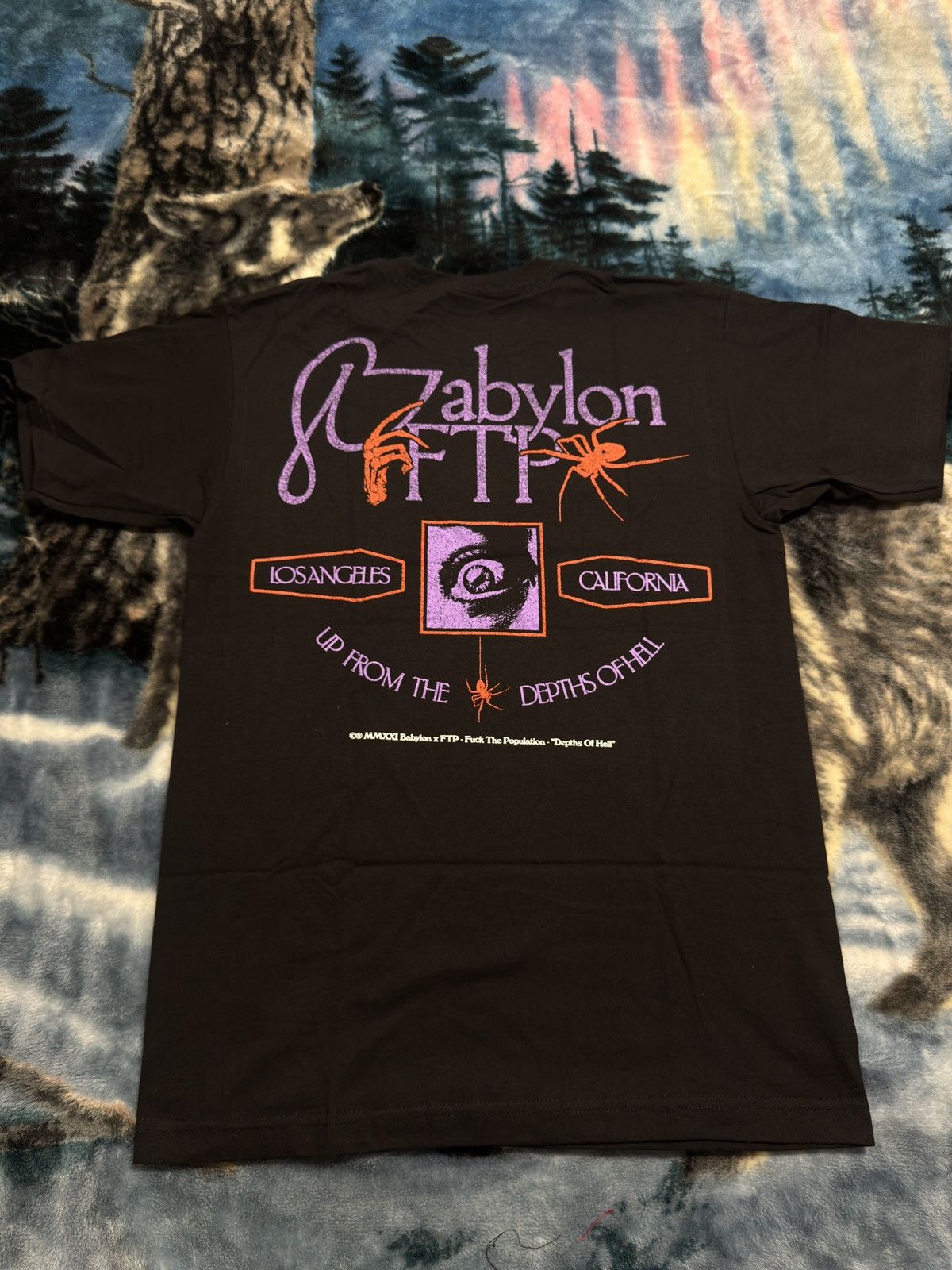 Babylon × Fuck The Population FTP x BABYLON Tee Black (Medium) Size US M / EU 48-50 / 2 - 3 Thumbnail