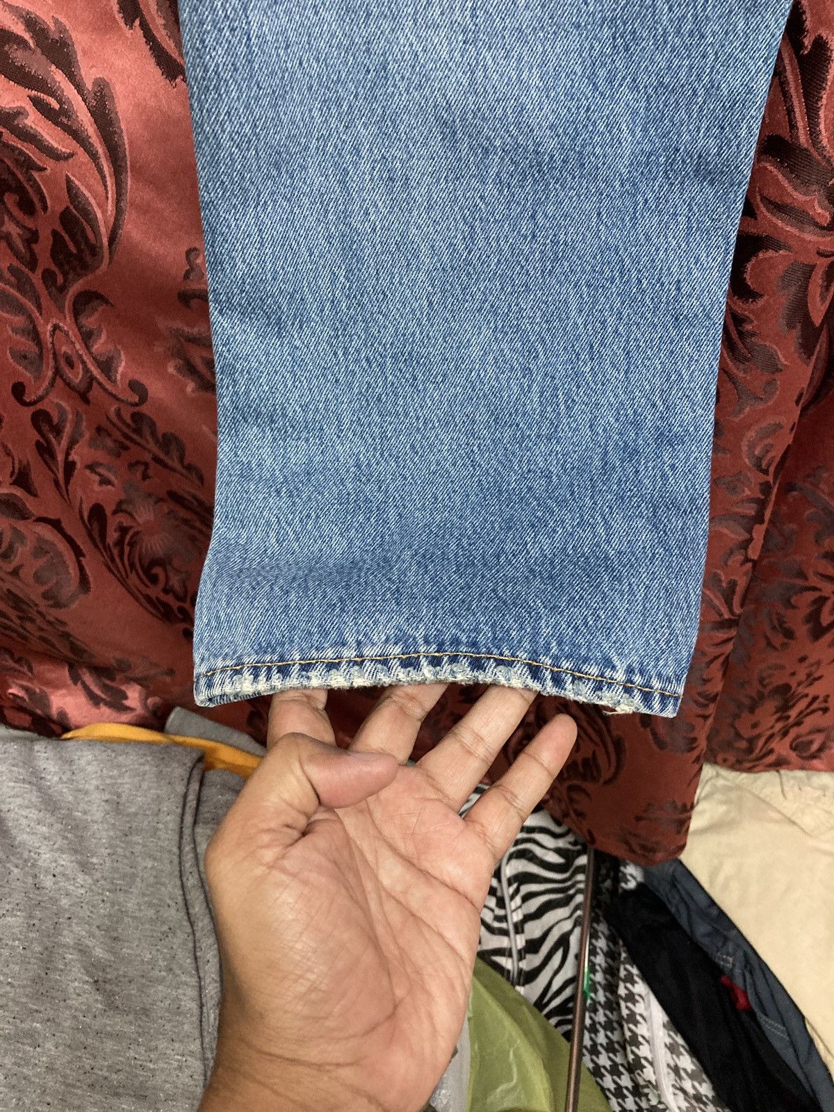 Distressed Levis 501 54 reproduction lot