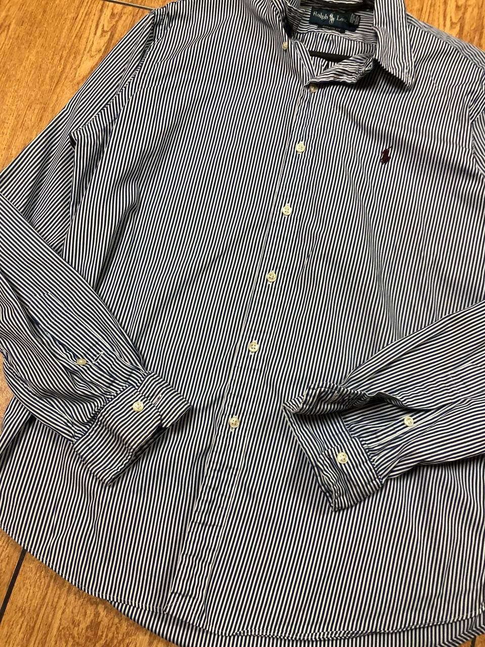 Polo Ralph Lauren × Ralph Lauren × Vintage Vintage Shirt Button Up Polo Ralph Lauren Luxury Tee🎠 Size US L / EU 52-54 / 3 - 7 Thumbnail