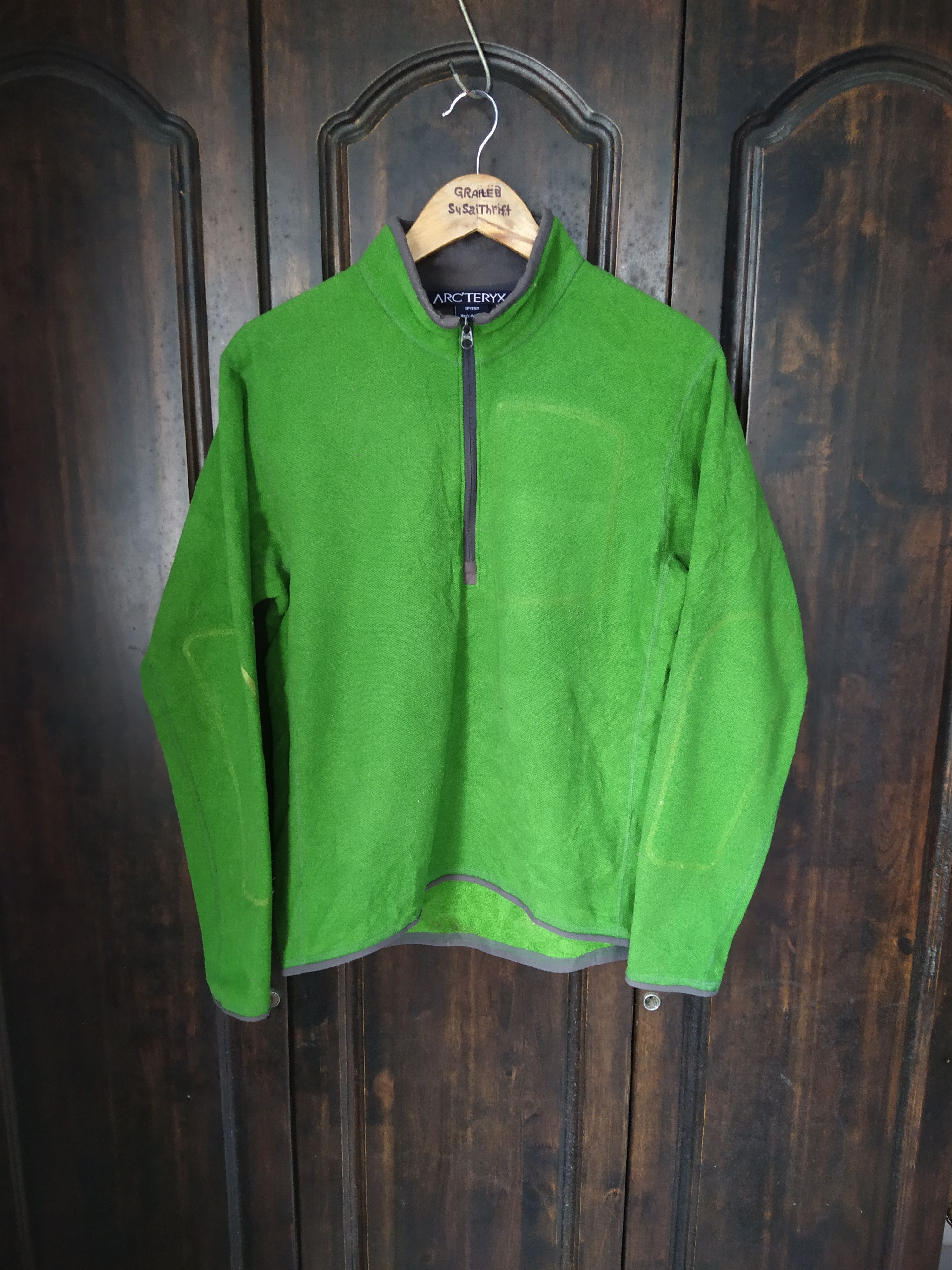Arc'teryx Polartec Half-Zip Fleece Pullover Green