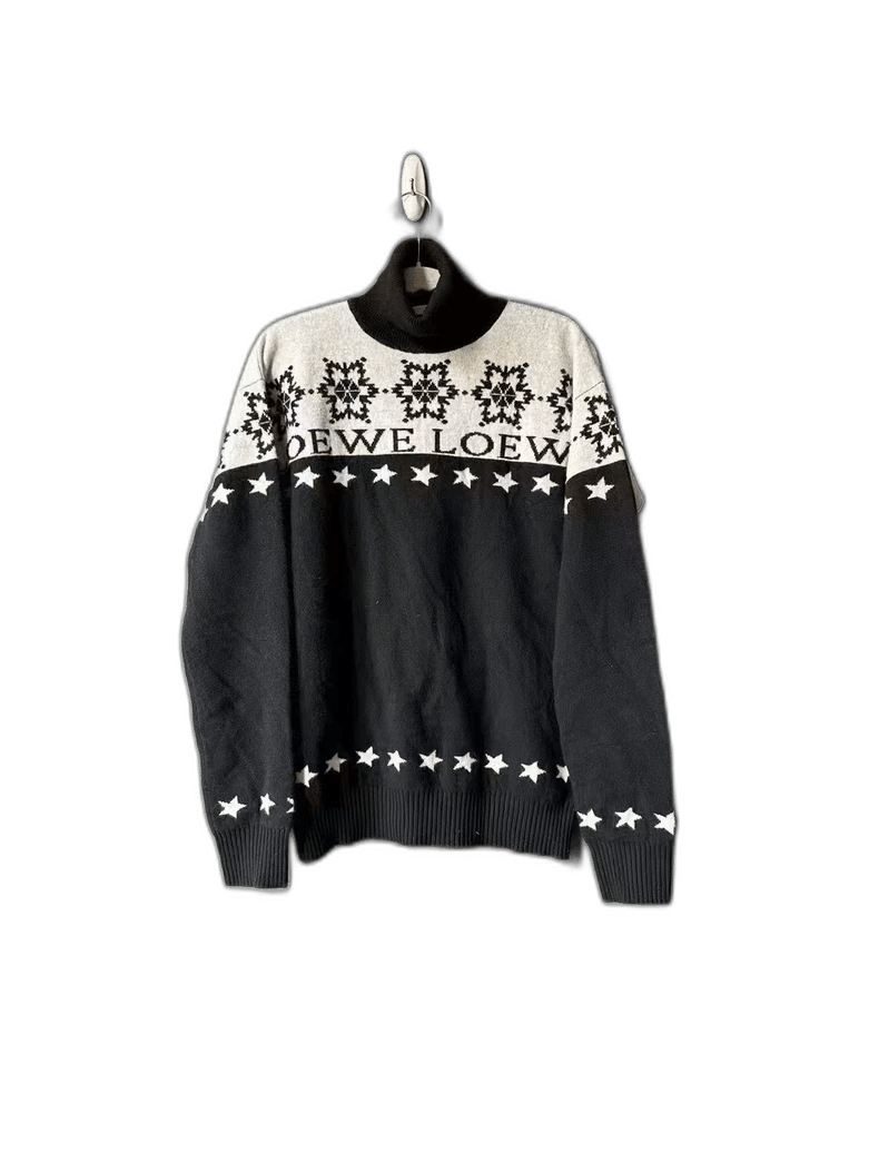 Loewe Loewe High Neck Sweater with Star Design Size US M / EU 48-50 / 2 - 1 Thumbnail