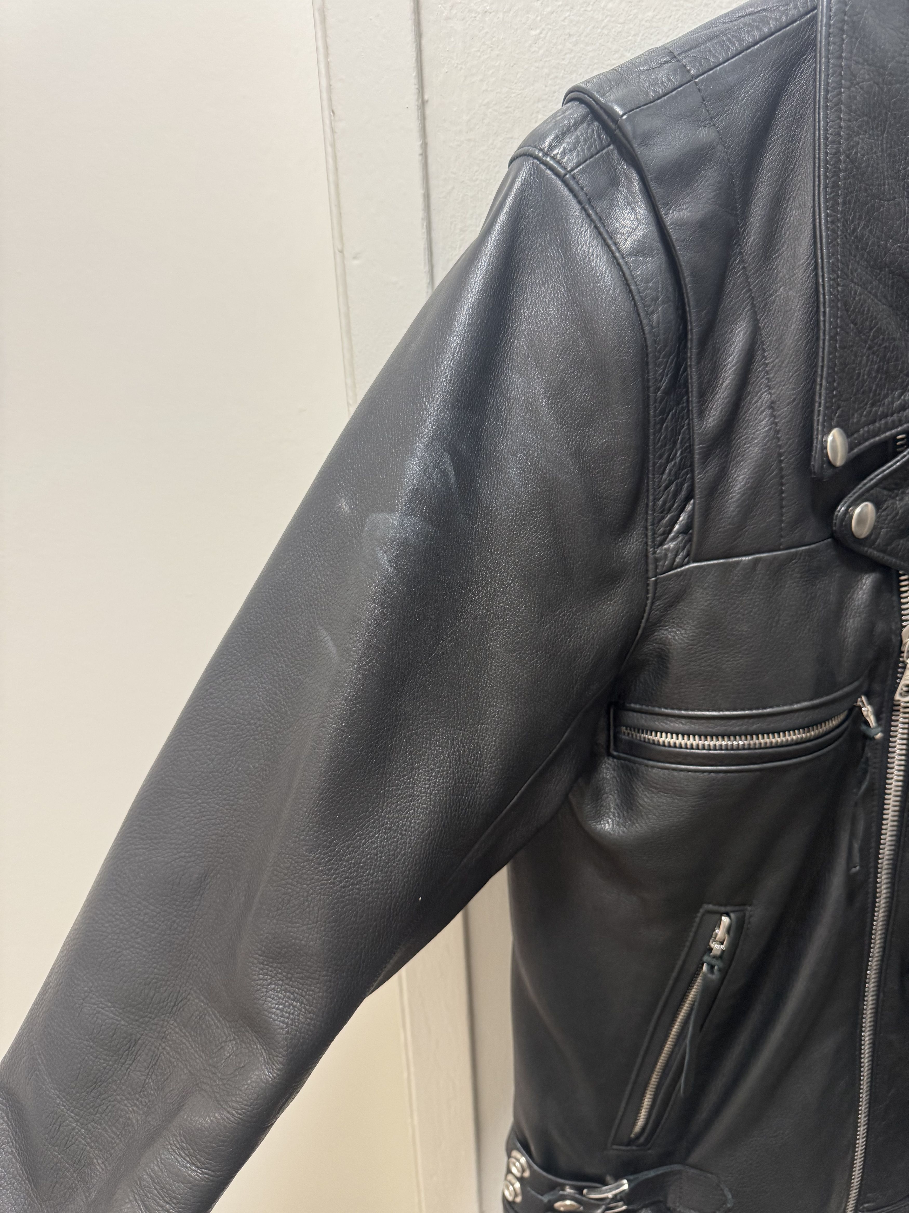 John Elliott John Elliott Leather Riders Jacket Size 3/L Size US L / EU 52-54 / 3 - 4 Thumbnail