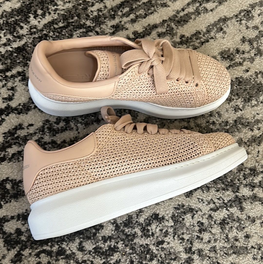 Alexander McQueen Alexander McQueen Larry raffia Oversized sneakers size 40 Size US 10 / IT 40 - 4 Thumbnail