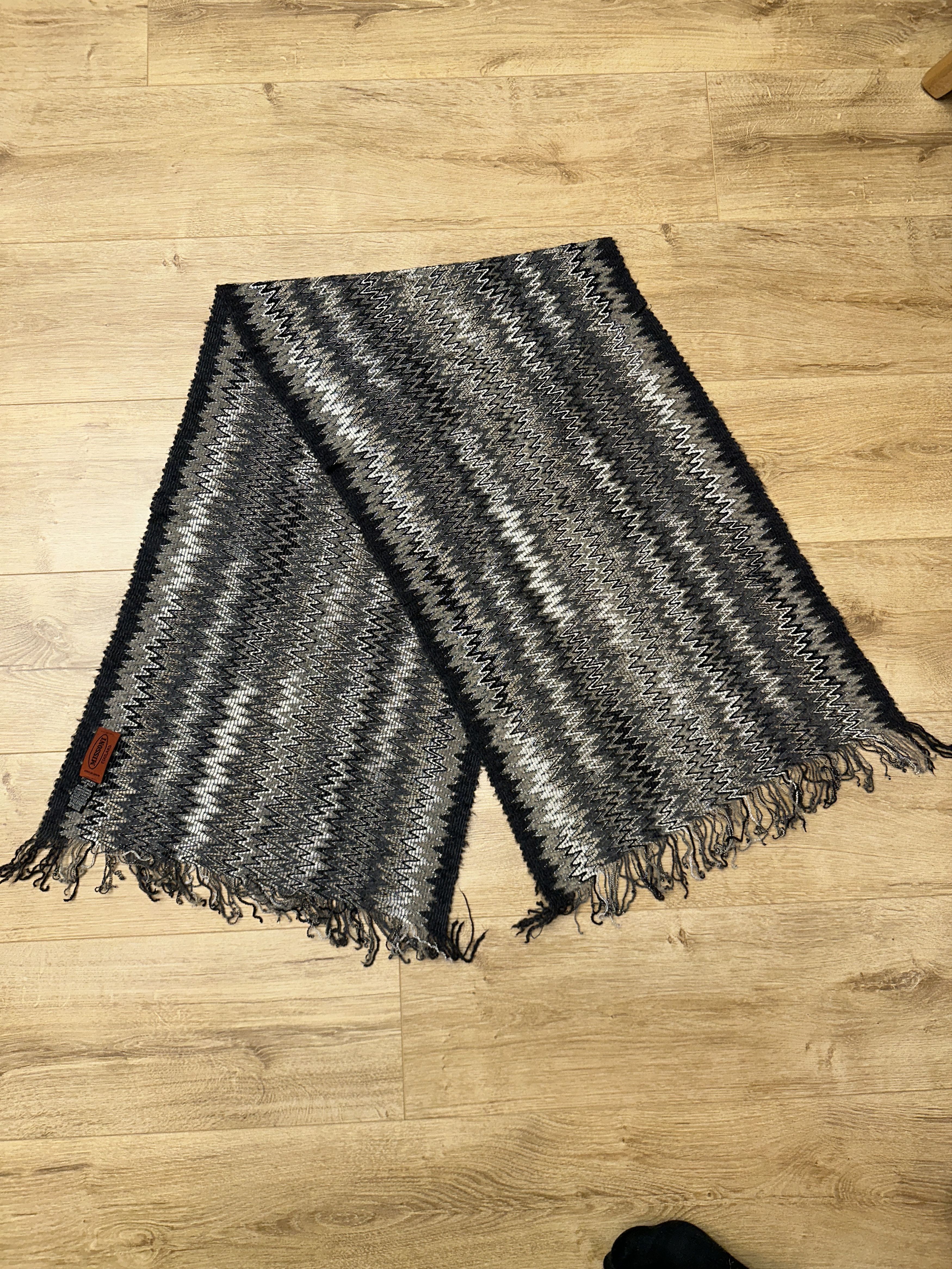 Missoni Missoni Foulard Waves Zigzag Scarf Wool Blend 150x42 Cm Size ONE SIZE - 1 Thumbnail