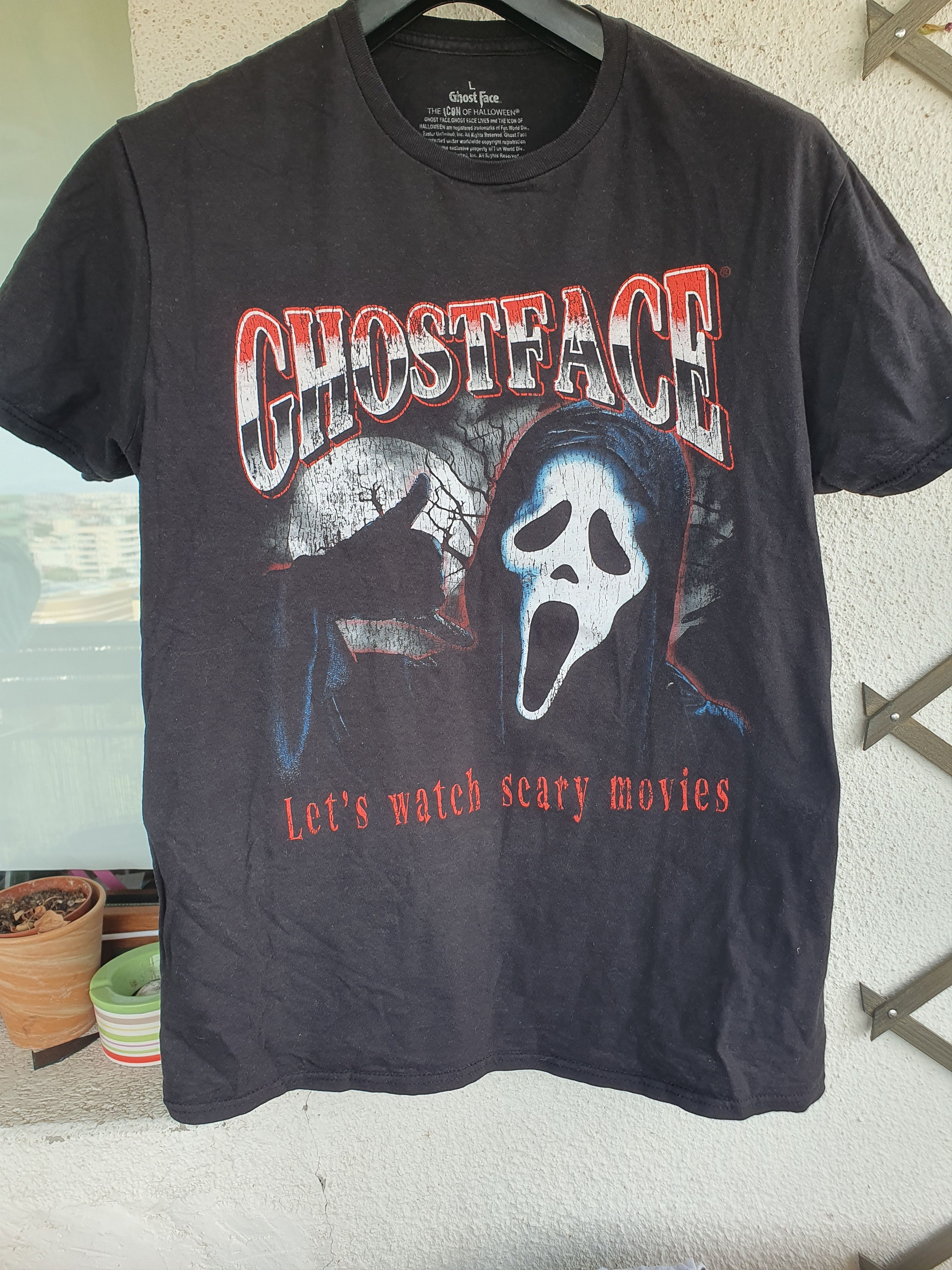 Swagger Ghostface Icon Of Halloween Let's Watch Scary Movies tee L Size US L / EU 52-54 / 3 - 4 Thumbnail