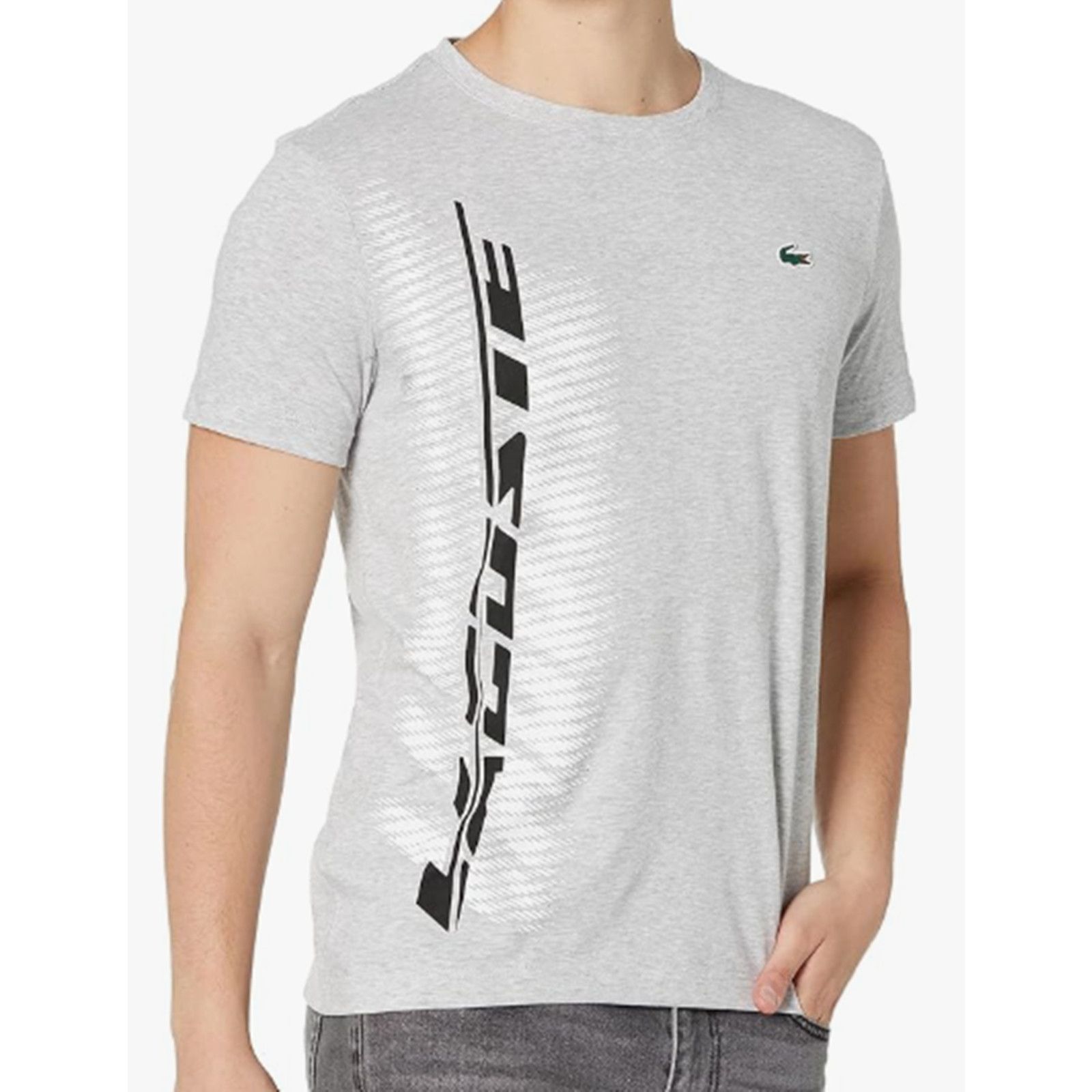 Lacoste Lacoste Men's Roland Garros Edition Chunky Jersey T-Shirt XL Size US XL / EU 56 / 4 - 1 Thumbnail