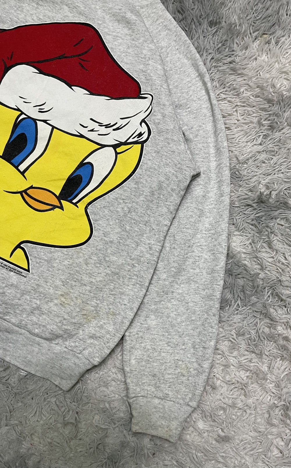 Vintage VINTAGE TWEETY BIRD SANTA CLAUS HAT CHRISTMAS SWEATSHIRT Size US XXL / EU 58 / 5 - 3 Thumbnail