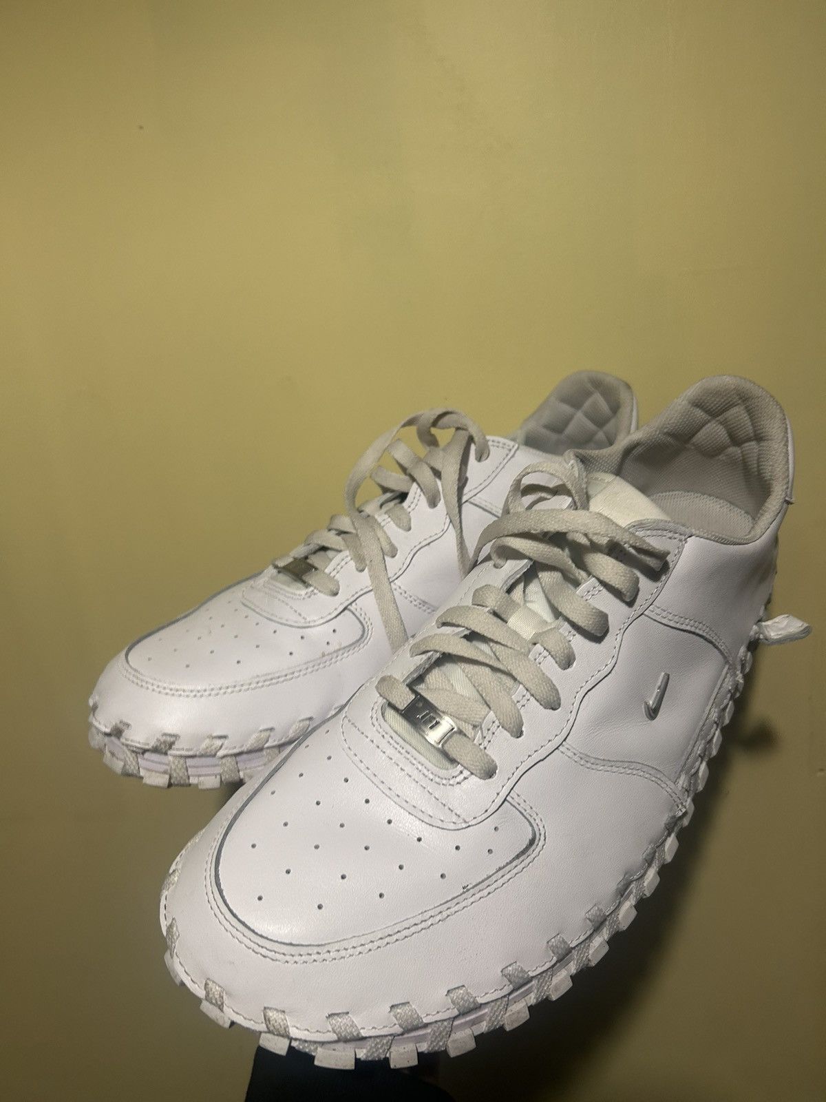 Jacquemus × Nike Nike x Jacquemus J Force 1 Low LX "Jacquemus White" Sneakers Size US 13 / EU 46 - 13 Thumbnail