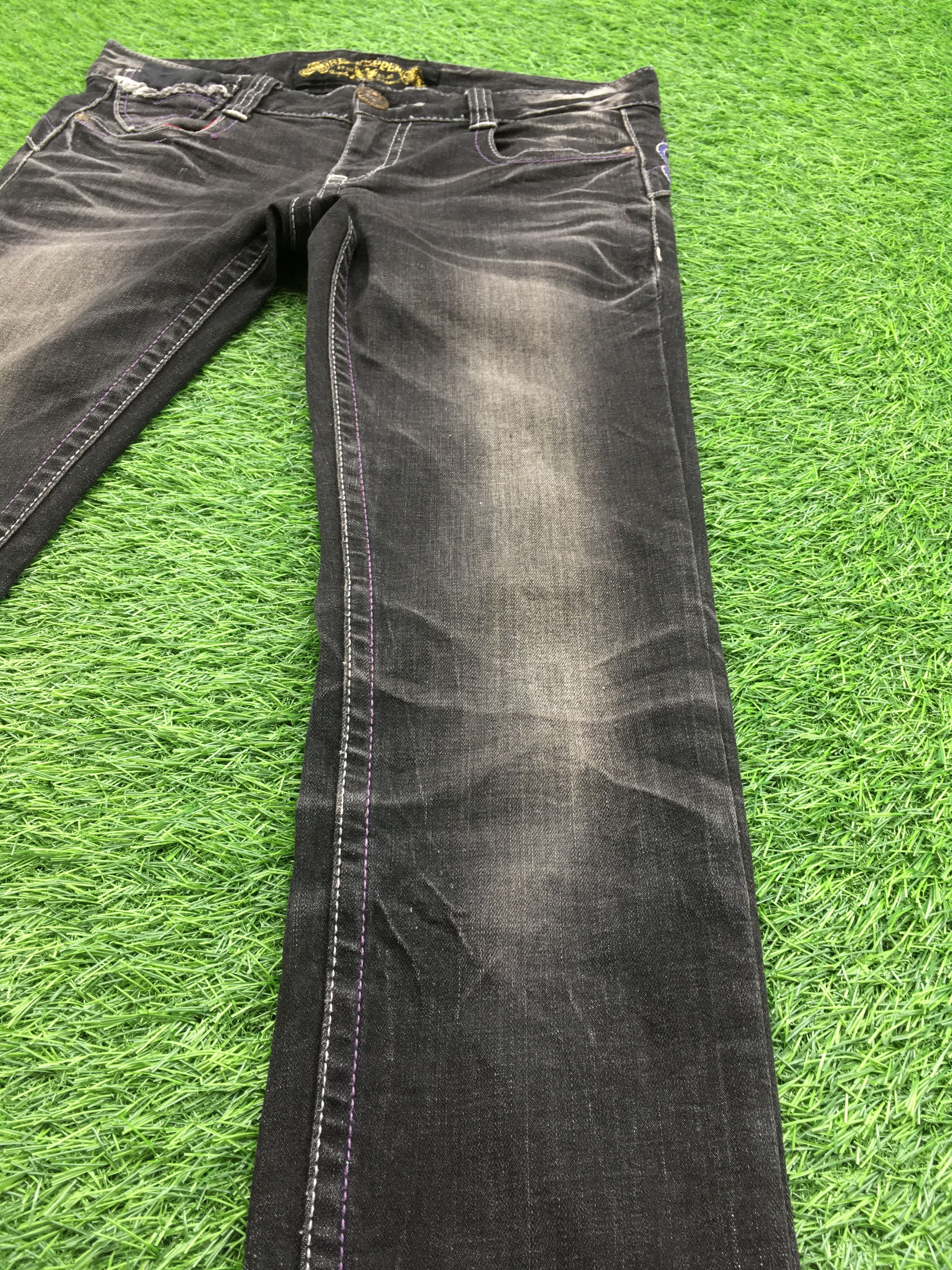 Japanese Brand Red Pepper embroidered low-rise skinny jeans D-1220 Size 27" / US 4 / IT 40 - 7 Thumbnail