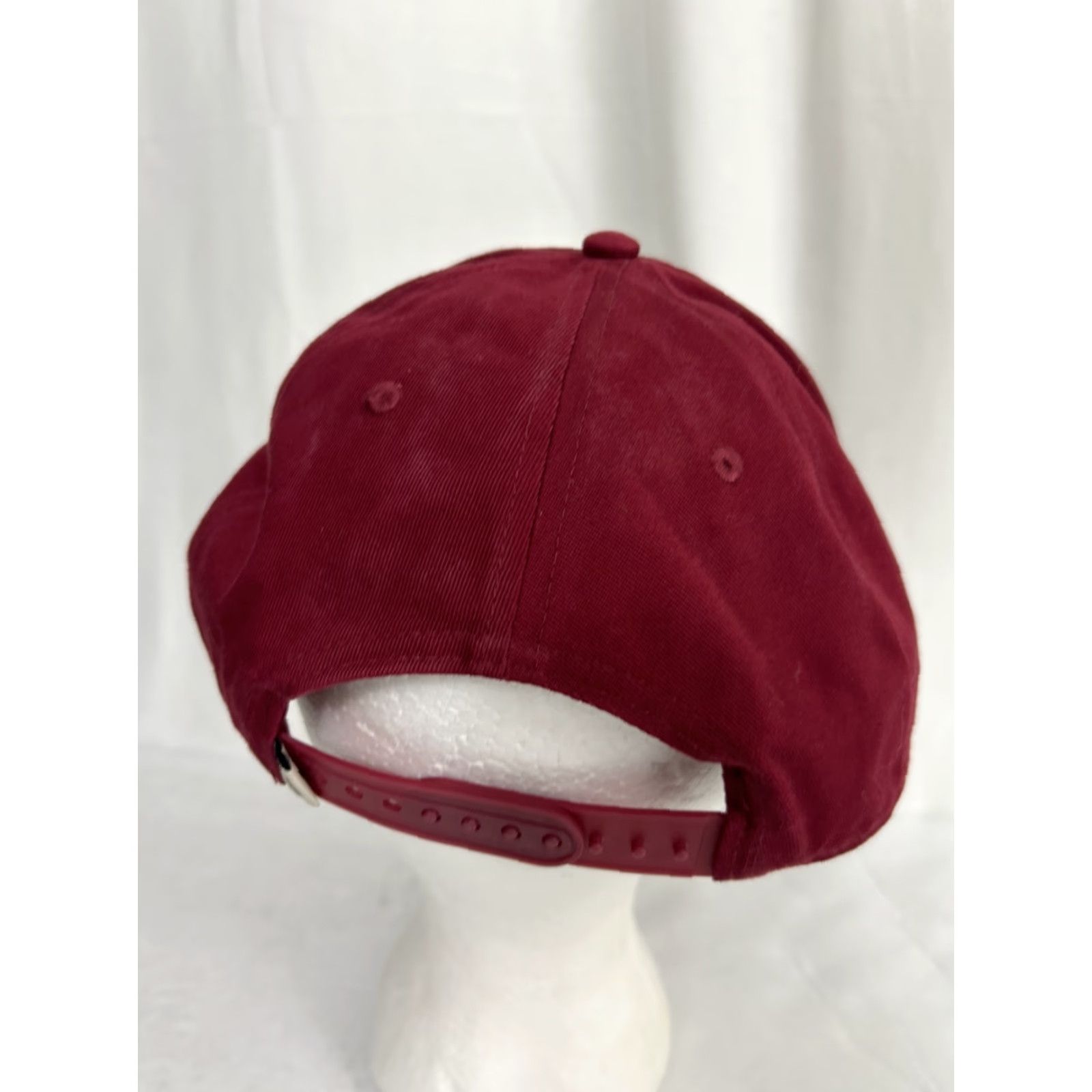 Vans Vans Snap Back Hat Maroon Adjustable V Embroidered Men One Size Red Navy Blue Snapback Size ONE SIZE - 7 Thumbnail