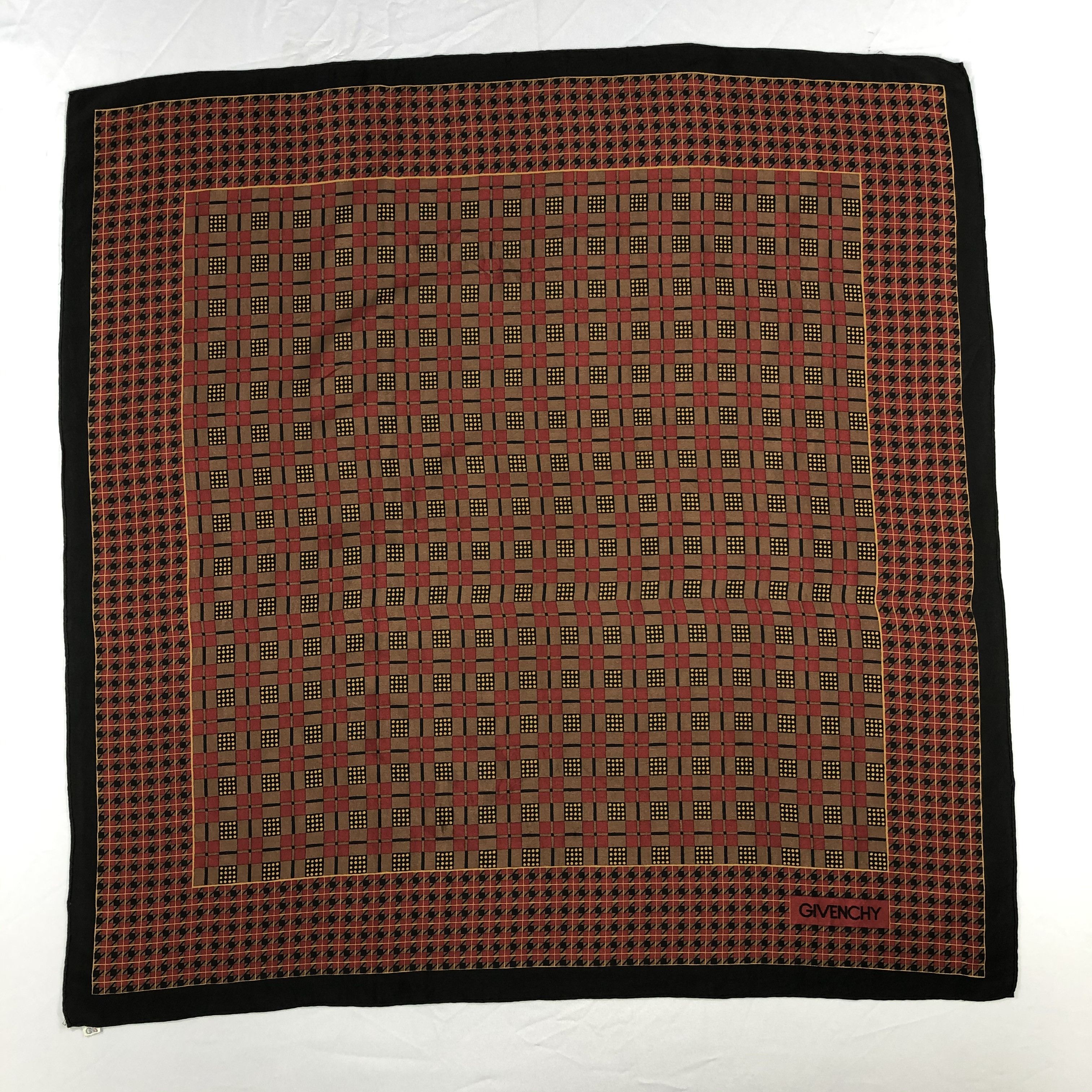 Vintage Vintage Givenchy Silk Scarf Size ONE SIZE - 2 Thumbnail