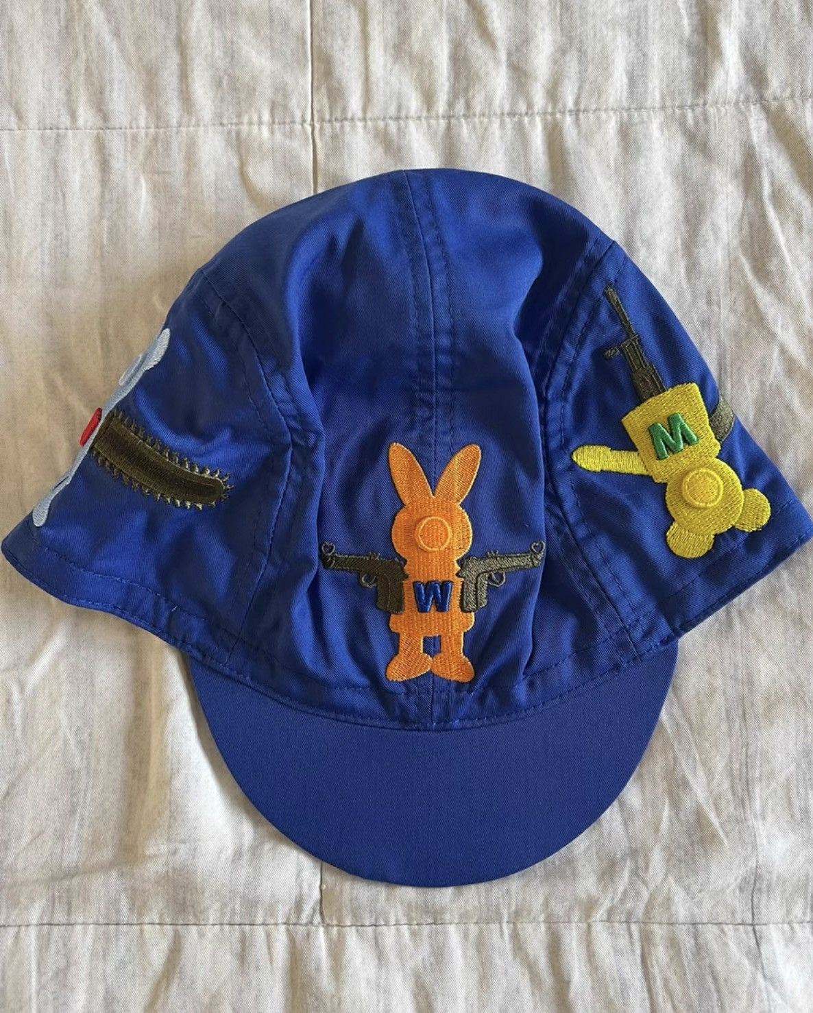 Walter Van Beirendonck Walter Van Beirendonck 25SS Toy Terror Cap - Blue Size ONE SIZE - 3 Thumbnail