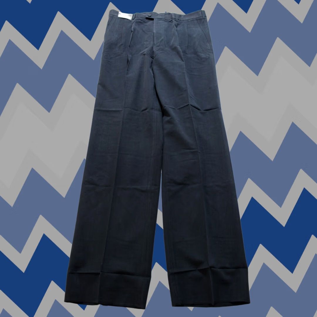 Vintage Monterey Club Golf Pants Men's Navy Size 38 Fairway High Rise Flat Front EH6 NWT Size US 38 / EU 54 - 1 Thumbnail