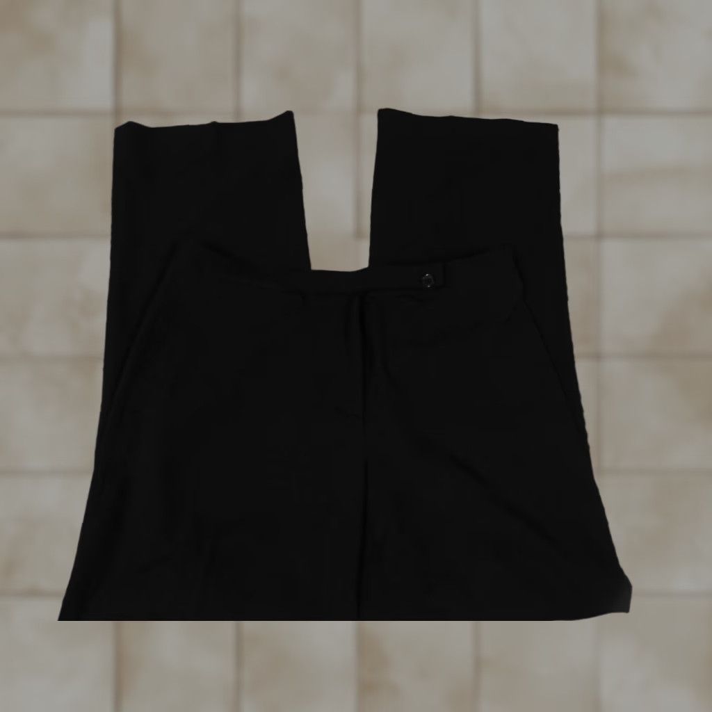 Vintage **Linea Womens Black Straight Dress Pants 10** User: Linea Womens Black Straight Formal Pants 10 Size 24" / US 00 / IT 34 - 1 Thumbnail