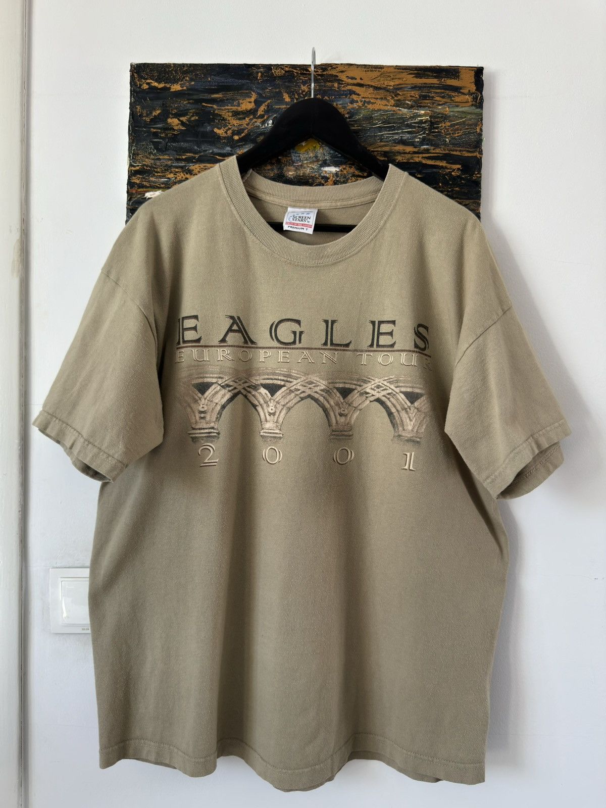 Band Tees × Vintage Vintage 2001 The Eagles European Tour Graphic Band Tee Size US XL / EU 56 / 4 - 1 Thumbnail