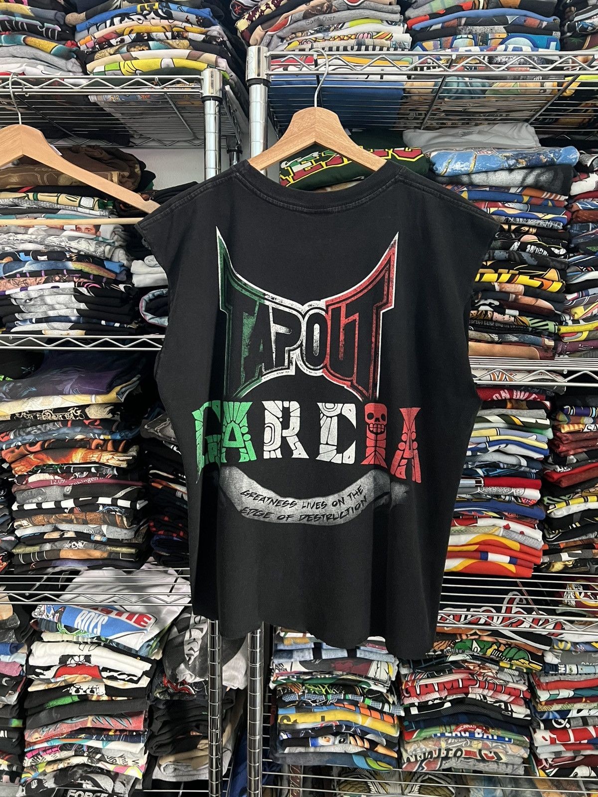 Tapout 2000s Tapout Mexico Art UFC Garcia Tee Y2k Size US L / EU 52-54 / 3 - 2 Thumbnail