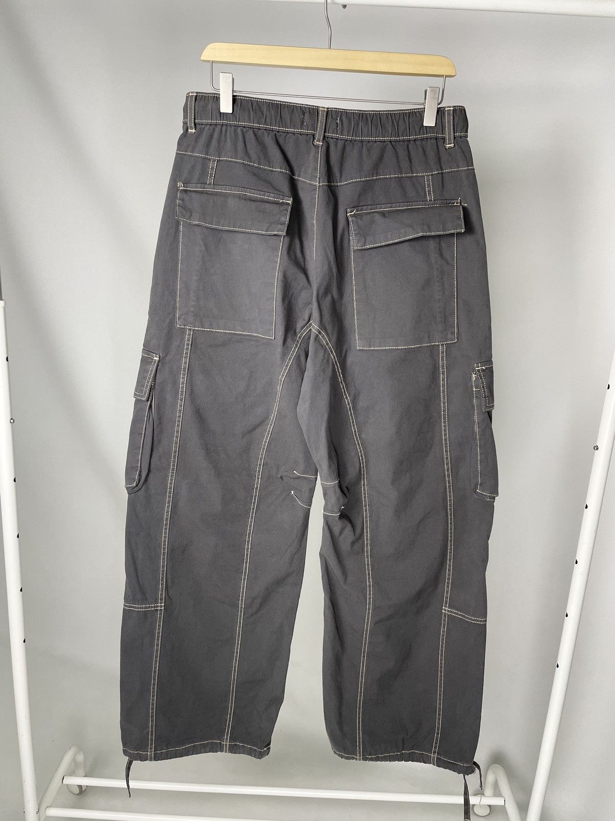 Zara Zara Aviator Parachute Cargo Navy Green Pants Military style Size US 34 / EU 50 - 8 Thumbnail