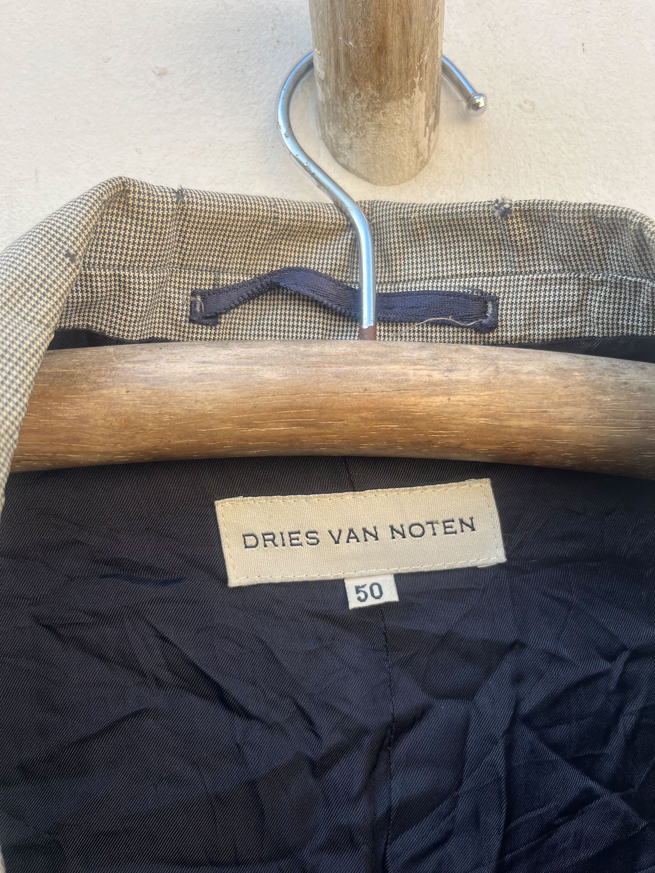 Dries Van Noten Dries Van Noten 3 Button Blazer Suit Size 50R - 3 Thumbnail