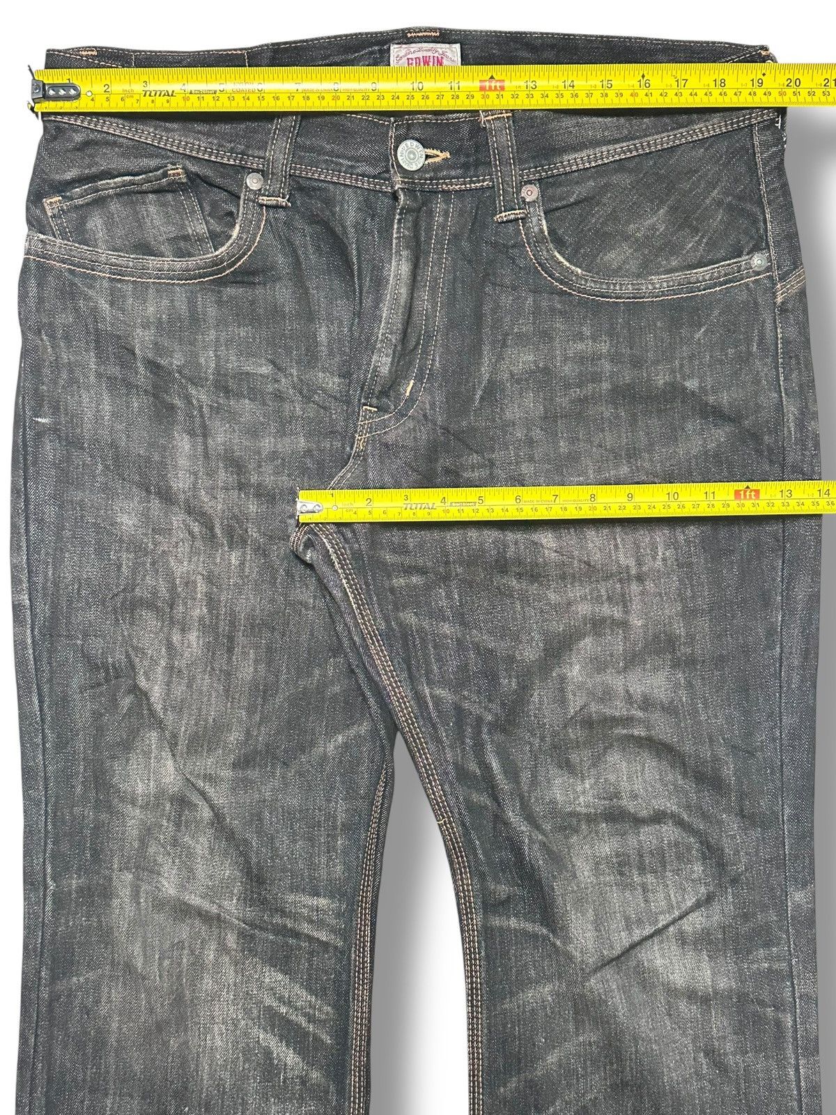 Edwin Edwin Exclusive Vintage Straight Leg Buckleback With Faded Size US 39 - 17 Thumbnail
