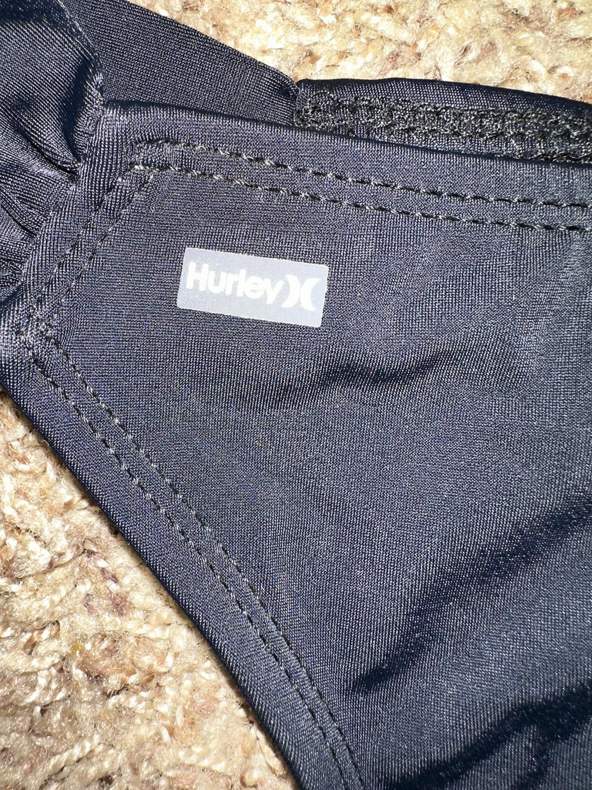 Hurley Hurley Solid Full Standard Bikini Bottoms Black Size ONE SIZE - 3 Thumbnail