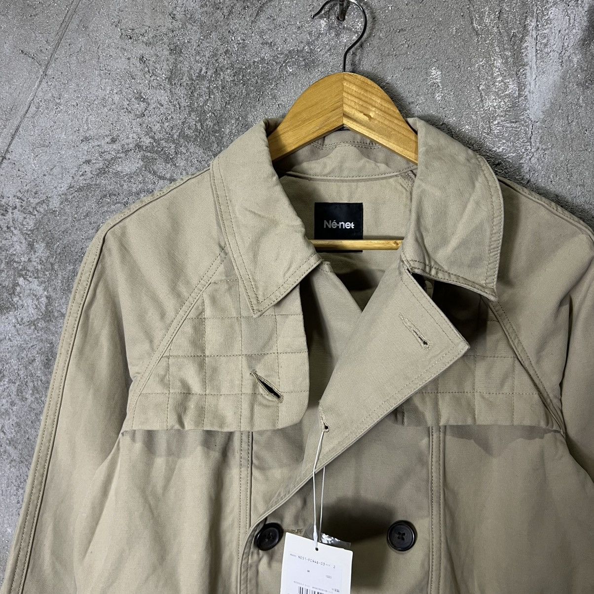 Ne-Net Issey Miyake Ne-net - Summer 2015 - Double Breasted Peacoat Size S / US 4 / IT 40 - 5 Thumbnail