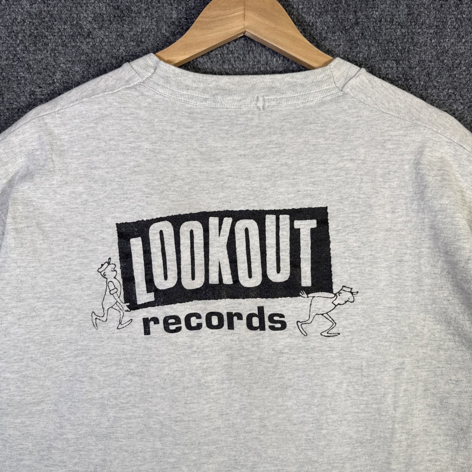 Band Tees Vintage The Smugglers Shirt Mens XL Gray 90s Lookout Records Size US XL / EU 56 / 4 - 6 Thumbnail
